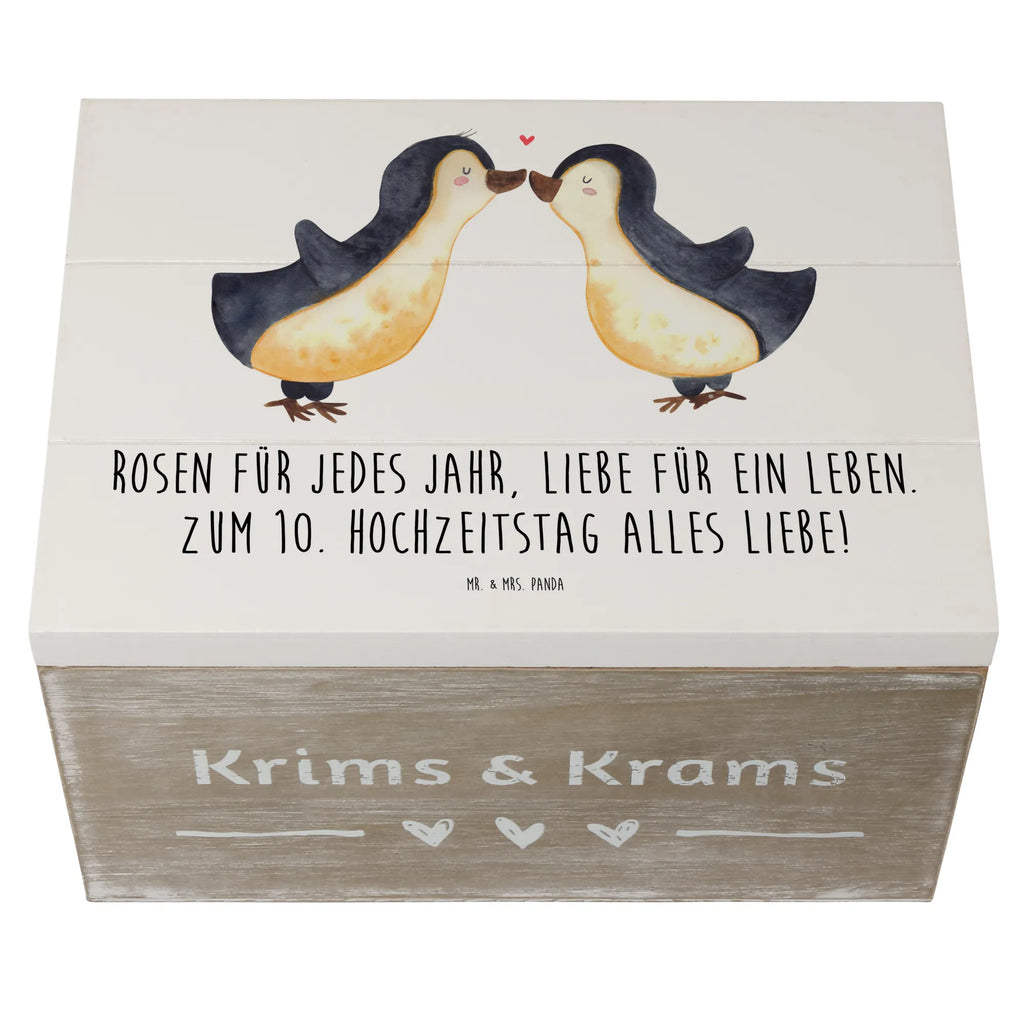 Wooden chest Rosen für jedes Jahr, Liebe für ein Leben. Zum 10. Hochzeitstag alles Liebe! Kiste, XXL, Geschenkbox, Erinnerungskiste, Truhe, Schatulle, Schatzkiste, Dekokiste, Holzkiste, Geschenkdose, Erinnerungsbox, Aufbewahrungsbox, Hochzeit, Hochzeitsgeschenk, Ehe, Hochzeitsfeier, Trauung, Trauungsgeschenk, Hochzeitskarte, Verlobungsfeier, Verlobungsgeschenk, Hochzeitsgeschenkideen, Hochzeitsgeschenke für Brautpaar