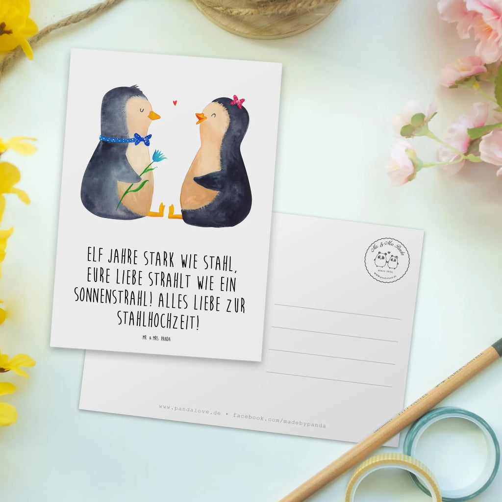 Postcard Elf Jahre stark wie Stahl, eure Liebe strahlt wie ein Sonnenstrahl! Alles Liebe zur Stahlhochzeit! Geburtstagskarte, Karte, Postkarte, Grußkarte, Einladung Geburtstag, Ansichtskarten, Dankeskarte, Geschenkkarte, Ansichtskarte, Einladungskarte, Einladung, Einladungskarten Geburtstag, Hochzeit, Hochzeitsgeschenk, Ehe, Hochzeitsfeier, Trauung, Trauungsgeschenk, Hochzeitskarte, Verlobungsfeier, Verlobungsgeschenk, Hochzeitsgeschenkideen, Hochzeitsgeschenke für Brautpaar