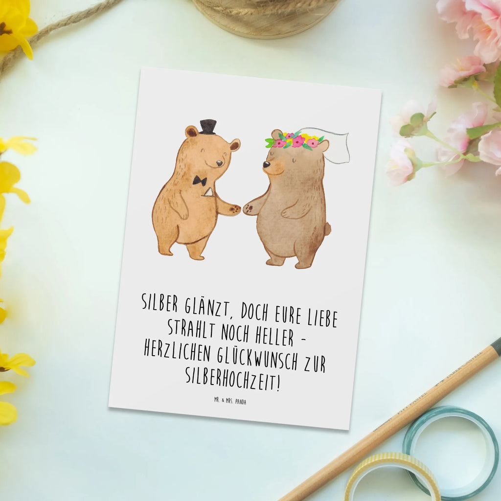 Postcard Silber glänzt, doch eure Liebe strahlt noch heller - Herzlichen Glückwunsch zur Silberhochzeit! Dankeskarte, Postkarte, Einladungskarten Geburtstag, Ansichtskarten, Einladung, Ansichtskarte, Geburtstagskarte, Einladungskarte, Grußkarte, Einladung Geburtstag, Geschenkkarte, Karte, Hochzeit, Hochzeitsgeschenk, Ehe, Hochzeitsfeier, Trauung, Trauungsgeschenk, Hochzeitskarte, Verlobungsfeier, Verlobungsgeschenk, Hochzeitsgeschenkideen, Hochzeitsgeschenke für Brautpaar