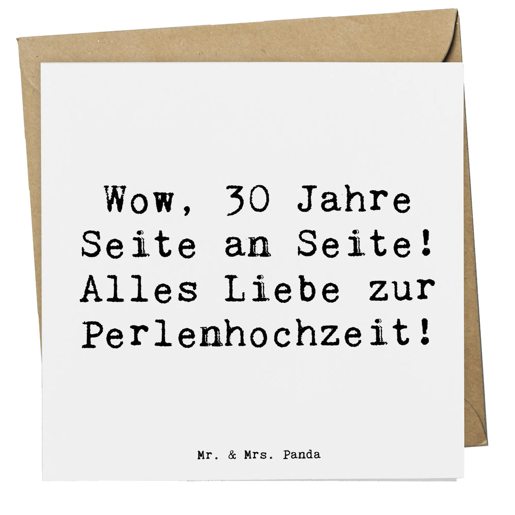 Deluxe Card Saying Wow, 30 Jahre Seite an Seite! Alles Liebe zur Perlenhochzeit! Hochwertige Grußkarte, Grußkarte, Einladungskarte, Klappkarte, Geburtstagskarte, Hochzeitskarte, Hochwertige Klappkarte, Karte, Glückwunschkarte, Hochzeit, Hochzeitsgeschenk, Ehe, Hochzeitsfeier, Trauung, Trauungsgeschenk, Verlobungsfeier, Verlobungsgeschenk, Hochzeitsgeschenkideen, Hochzeitsgeschenke für Brautpaar