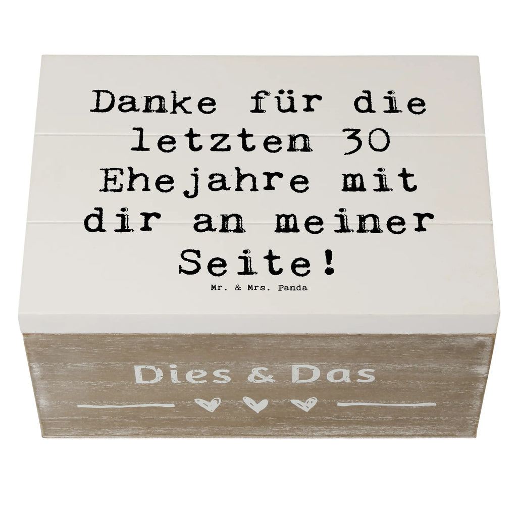 Wooden chest Saying Danke für die letzten 30 Ehejahre mit dir an meiner Seite! Holzkiste, Kiste, Schatzkiste, Truhe, Schatulle, XXL, Erinnerungsbox, Erinnerungskiste, Dekokiste, Aufbewahrungsbox, Geschenkbox, Geschenkdose, Hochzeit, Hochzeitsgeschenk, Ehe, Hochzeitsfeier, Trauung, Trauungsgeschenk, Hochzeitskarte, Verlobungsfeier, Verlobungsgeschenk, Hochzeitsgeschenkideen, Hochzeitsgeschenke für Brautpaar