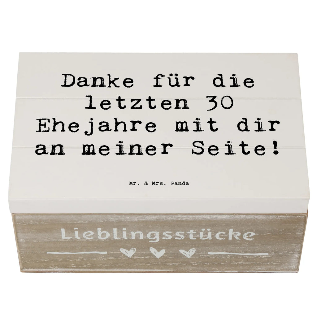 Wooden chest Saying Danke für die letzten 30 Ehejahre mit dir an meiner Seite! Holzkiste, Kiste, Schatzkiste, Truhe, Schatulle, XXL, Erinnerungsbox, Erinnerungskiste, Dekokiste, Aufbewahrungsbox, Geschenkbox, Geschenkdose, Hochzeit, Hochzeitsgeschenk, Ehe, Hochzeitsfeier, Trauung, Trauungsgeschenk, Hochzeitskarte, Verlobungsfeier, Verlobungsgeschenk, Hochzeitsgeschenkideen, Hochzeitsgeschenke für Brautpaar
