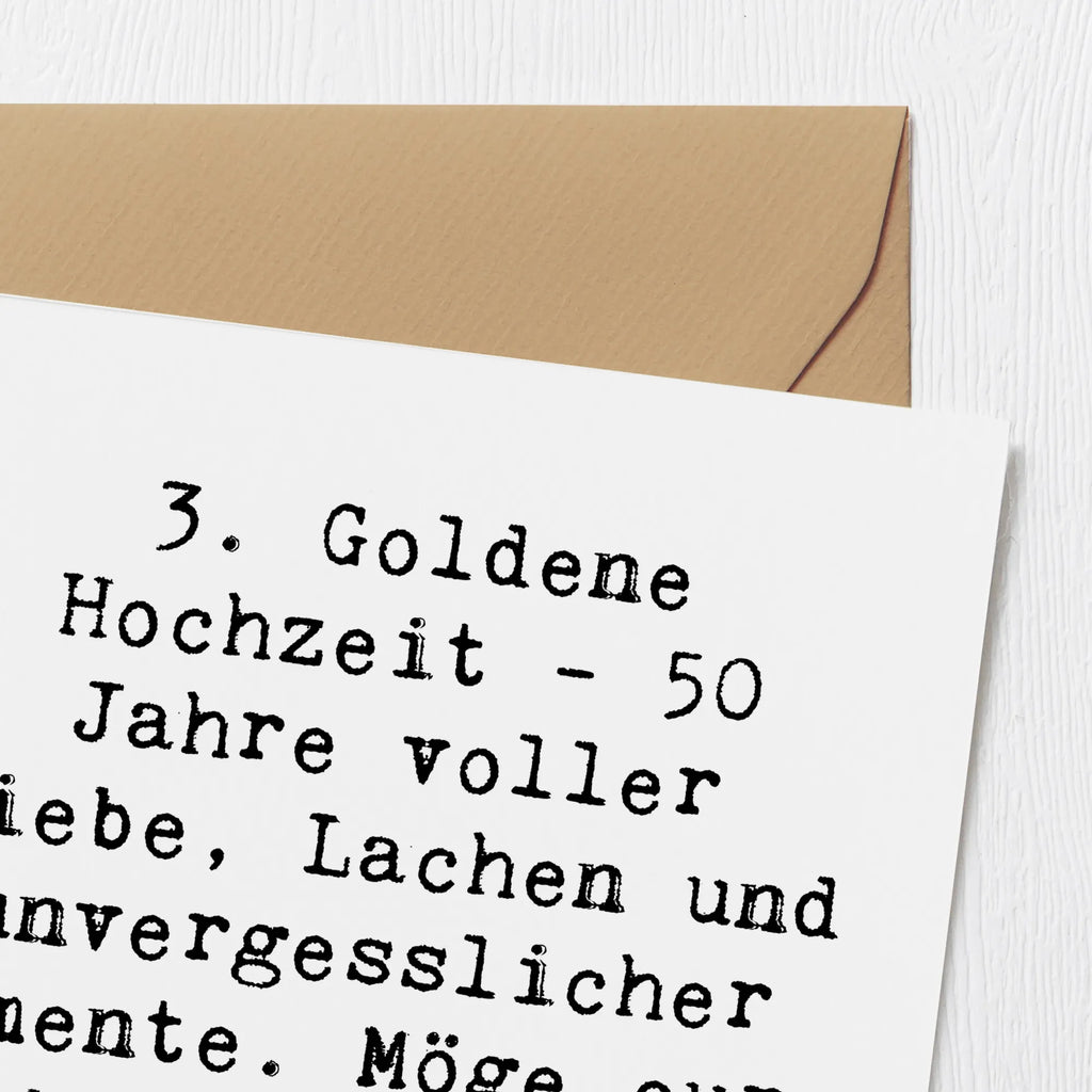 Deluxe Karte Spruch 50. Hochzeitstag Hochwertige Klappkarte, Karte, Klappkarte, Grußkarte, Glückwunschkarte, Einladungskarte, Geburtstagskarte, Hochwertige Grußkarte, Hochzeitskarte, Hochzeit, Hochzeitsgeschenk, Ehe, Hochzeitsfeier, Trauung, Trauungsgeschenk, Verlobungsfeier, Verlobungsgeschenk, Hochzeitsgeschenkideen, Hochzeitsgeschenke für Brautpaar