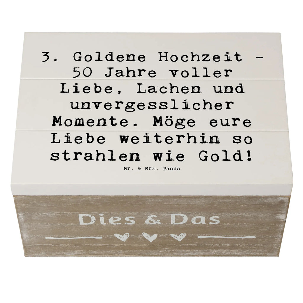 Wooden chest Saying 3. Goldene Hochzeit - 50 Jahre voller Liebe, Lachen und unvergesslicher Momente. Möge eure Liebe weiterhin so strahlen wie Gold! Holzkiste, Kiste, Schatzkiste, Truhe, Schatulle, XXL, Erinnerungsbox, Erinnerungskiste, Dekokiste, Aufbewahrungsbox, Geschenkbox, Geschenkdose, Hochzeit, Hochzeitsgeschenk, Ehe, Hochzeitsfeier, Trauung, Trauungsgeschenk, Hochzeitskarte, Verlobungsfeier, Verlobungsgeschenk, Hochzeitsgeschenkideen, Hochzeitsgeschenke für Brautpaar