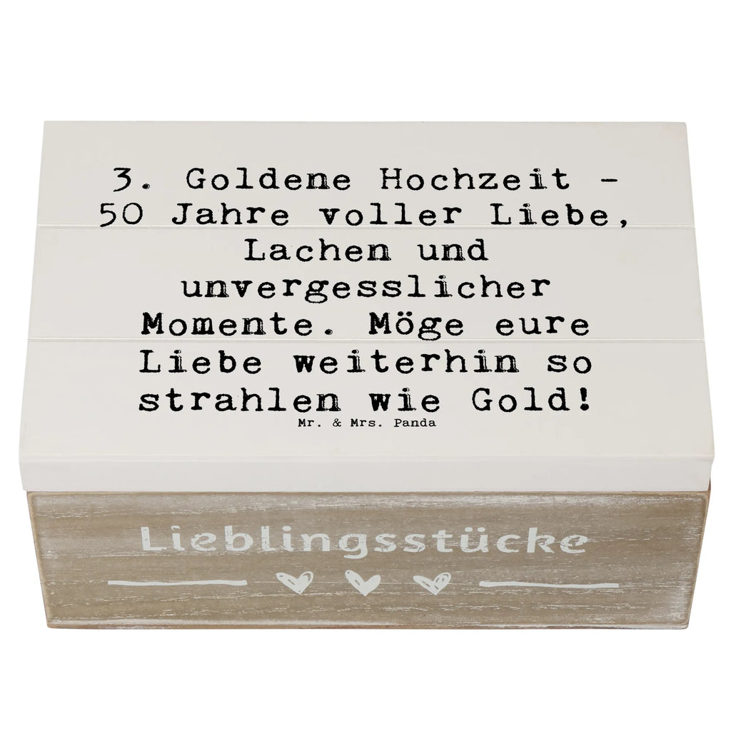 Wooden chest Saying 3. Goldene Hochzeit - 50 Jahre voller Liebe, Lachen und unvergesslicher Momente. Möge eure Liebe weiterhin so strahlen wie Gold! Holzkiste, Kiste, Schatzkiste, Truhe, Schatulle, XXL, Erinnerungsbox, Erinnerungskiste, Dekokiste, Aufbewahrungsbox, Geschenkbox, Geschenkdose, Hochzeit, Hochzeitsgeschenk, Ehe, Hochzeitsfeier, Trauung, Trauungsgeschenk, Hochzeitskarte, Verlobungsfeier, Verlobungsgeschenk, Hochzeitsgeschenkideen, Hochzeitsgeschenke für Brautpaar