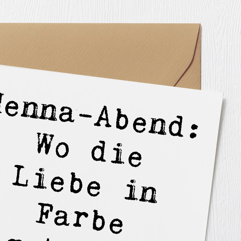 Deluxe Card Saying Henna-Abend: Wo die Liebe in Farbe getaucht wird! Klappkarte, Karte, Hochwertige Klappkarte, Grußkarte, Glückwunschkarte, Einladungskarte, Geburtstagskarte, Hochzeitskarte, Hochwertige Grußkarte, Hochzeit, Hochzeitsgeschenk, Ehe, Hochzeitsfeier, Trauung, Trauungsgeschenk, Verlobungsfeier, Verlobungsgeschenk, Hochzeitsgeschenkideen, Hochzeitsgeschenke für Brautpaar