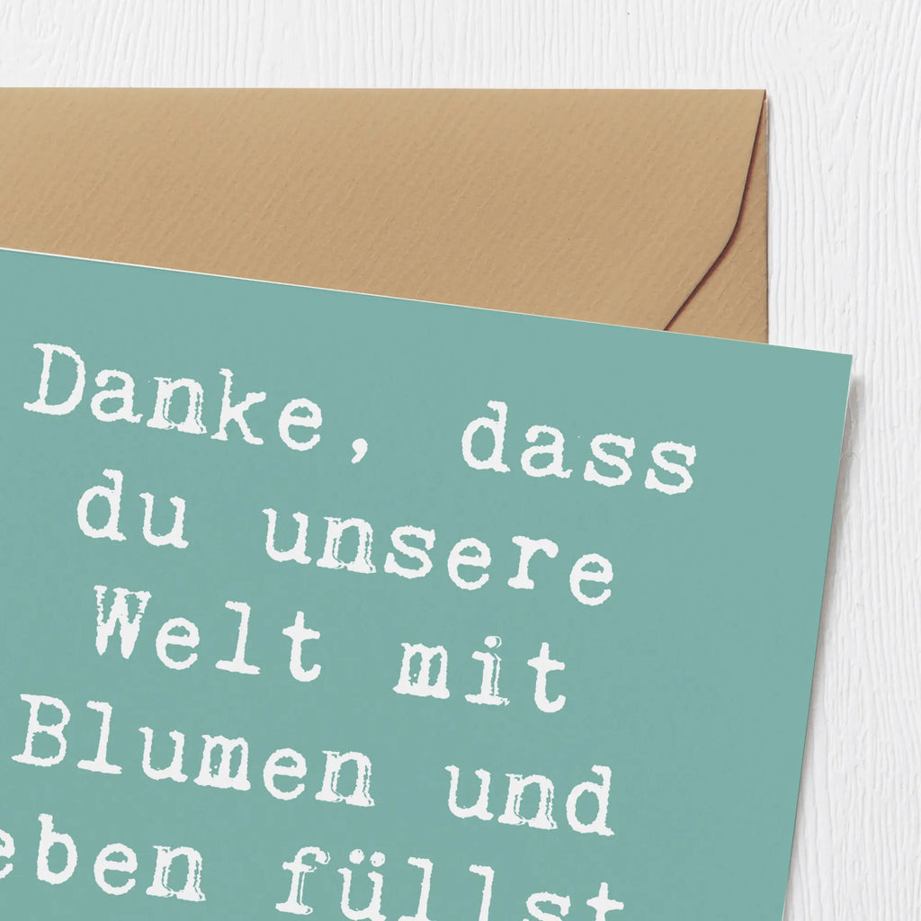 Deluxe Karte Spruch Gärtner Dankeschön Karte, Hochwertige Klappkarte, Geburtstagskarte, Einladungskarte, Hochwertige Grußkarte, Grußkarte, Hochzeitskarte, Glückwunschkarte, Klappkarte, sprüche, zitate, spruch kollektion, inspiration, motivation, lebensweisheiten, geschenkideen, wanddeko, wohnaccessoires, sprüche sammlung, schöne sprüche, glück, liebe, freude, lächeln, alltag verschönern, nachhaltige geschenke, dekoration, kreativ, einzigartig, shopify, mr and mrs panda