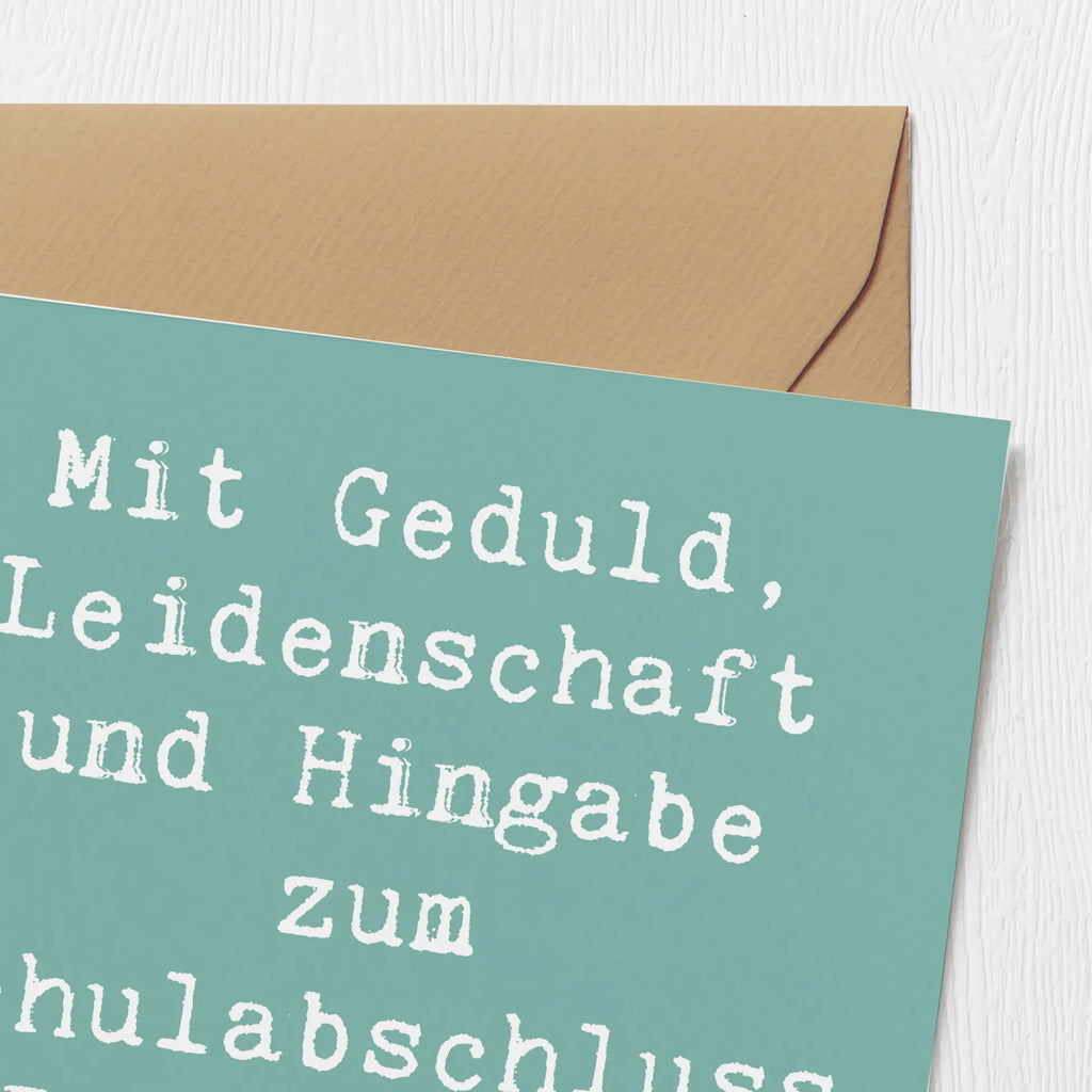 Deluxe Karte Spruch Danke Lehrer Glückwunschkarte, Einladungskarte, Hochwertige Grußkarte, Geburtstagskarte, Karte, Grußkarte, Hochzeitskarte, Klappkarte, Hochwertige Klappkarte