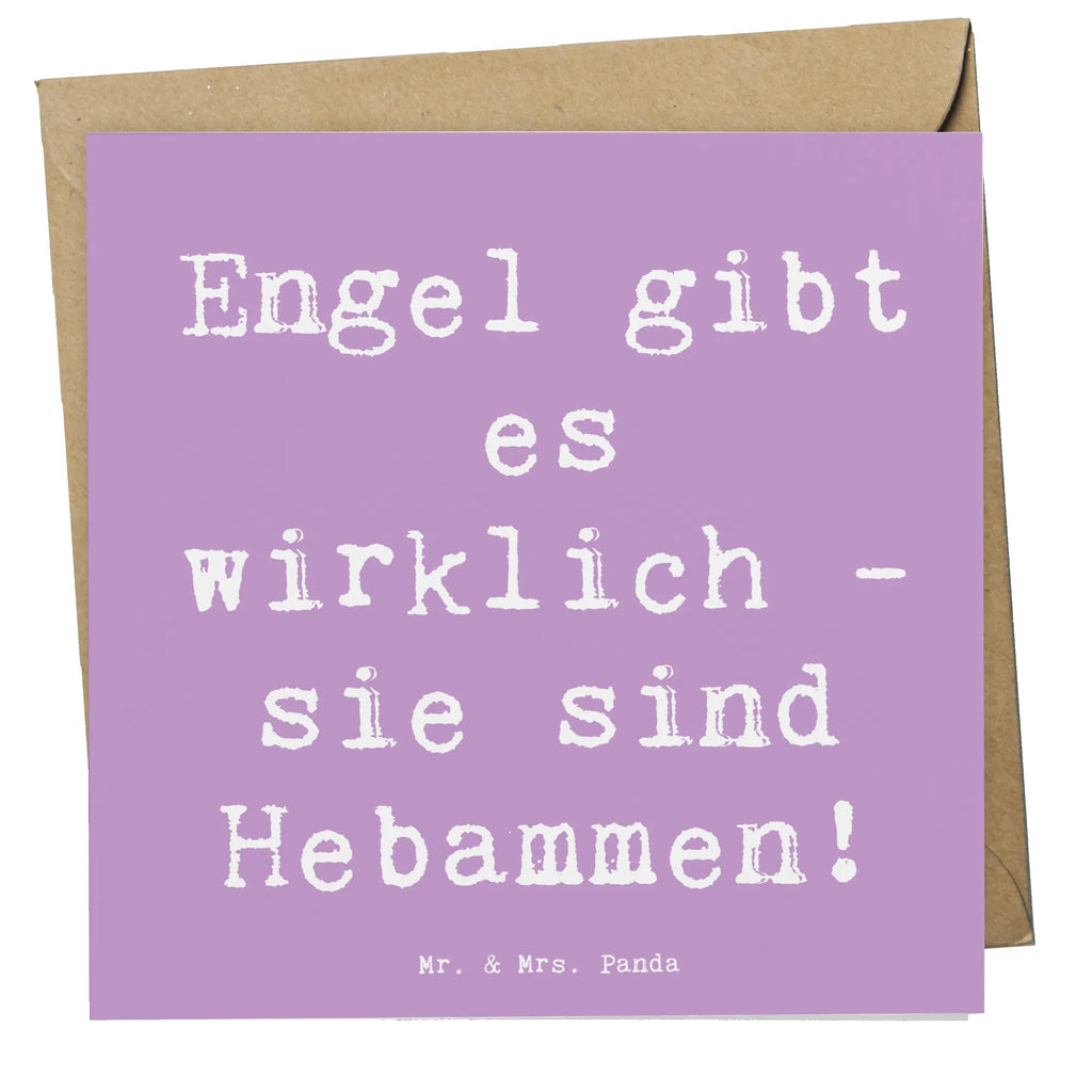 Deluxe Card Saying Engel gibt es wirklich - sie sind Hebammen! Glückwunschkarte, Einladungskarte, Karte, Klappkarte, Hochzeitskarte, Grußkarte, Hochwertige Grußkarte, Geburtstagskarte, Hochwertige Klappkarte, sprüche, zitate, spruch kollektion, inspiration, motivation, lebensweisheiten, geschenkideen, wanddeko, wohnaccessoires, sprüche sammlung, schöne sprüche, glück, liebe, freude, lächeln, alltag verschönern, nachhaltige geschenke, dekoration, kreativ, einzigartig, shopify, mr and mrs panda