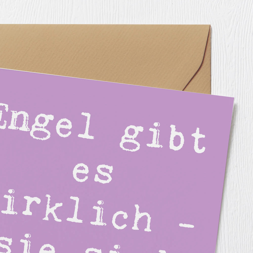 Deluxe Card Saying Engel gibt es wirklich - sie sind Hebammen! Glückwunschkarte, Einladungskarte, Karte, Klappkarte, Hochzeitskarte, Grußkarte, Hochwertige Grußkarte, Geburtstagskarte, Hochwertige Klappkarte, sprüche, zitate, spruch kollektion, inspiration, motivation, lebensweisheiten, geschenkideen, wanddeko, wohnaccessoires, sprüche sammlung, schöne sprüche, glück, liebe, freude, lächeln, alltag verschönern, nachhaltige geschenke, dekoration, kreativ, einzigartig, shopify, mr and mrs panda