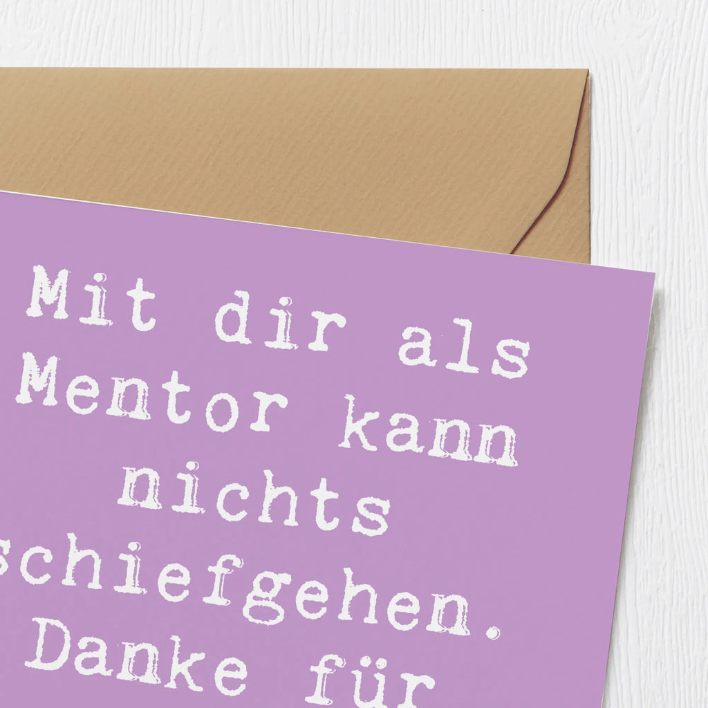 Deluxe Karte Spruch Beste Mentor Grußkarte, Hochwertige Grußkarte, Hochwertige Klappkarte, Karte, Klappkarte, Glückwunschkarte, Einladungskarte, Hochzeitskarte, Geburtstagskarte