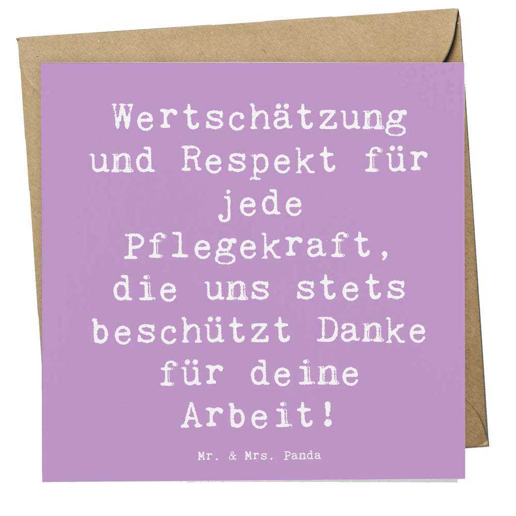 Deluxe Karte Spruch Pflegekraft Wertschätzung Klappkarte, Hochzeitskarte, Hochwertige Grußkarte, Hochwertige Klappkarte, Karte, Glückwunschkarte, Einladungskarte, Grußkarte, Geburtstagskarte