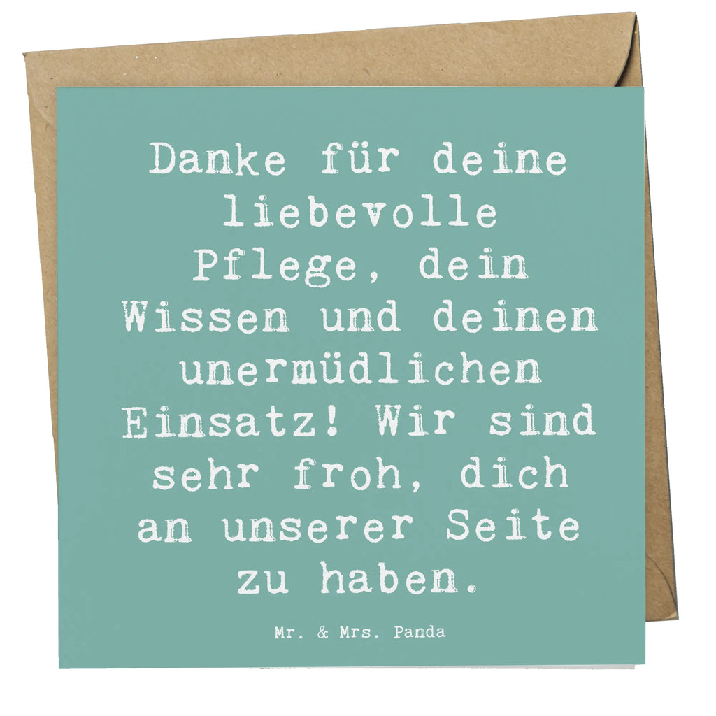 Deluxe Card Saying Danke für deine liebevolle Pflege, dein Wissen und deinen unermüdlichen Einsatz! Wir sind sehr froh, dich an unserer Seite zu haben. Klappkarte, Einladungskarte, Glückwunschkarte, Geburtstagskarte, Grußkarte, Karte, Hochwertige Grußkarte, Hochwertige Klappkarte, Hochzeitskarte