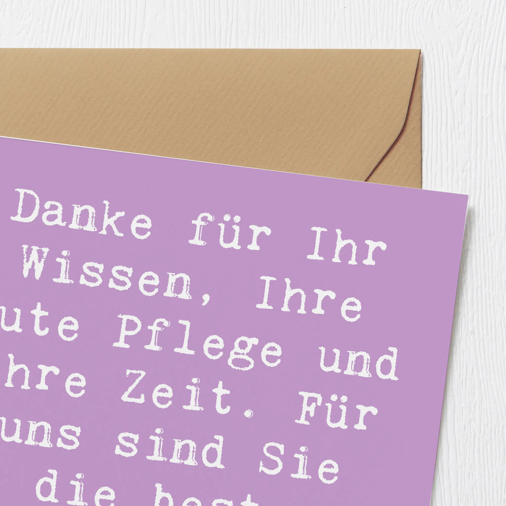 Deluxe Card Saying Danke für Ihr Wissen, Ihre gute Pflege und Ihre Zeit. Für uns sind Sie die beste Tierärztin der Welt! Karte, Grußkarte, Klappkarte, Einladungskarte, Glückwunschkarte, Hochzeitskarte, Geburtstagskarte, Hochwertige Grußkarte, Hochwertige Klappkarte