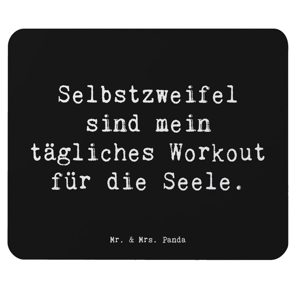Mauspad Spruch Selbstzweifel Workout Mausunterlage, Einzigartiges Mauspad, Designer Mauspad, PC Zubehör, Computer zubehör, Mauspad Büro, Büroausstattung, Mousepad, Arbeitszimmer, Mauspad
