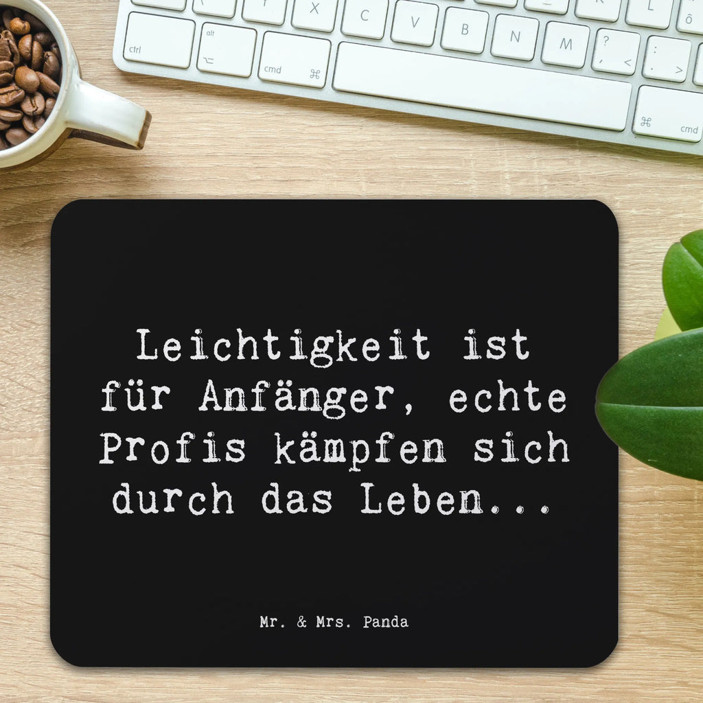 Mauspad Spruch Leichtigkeit für Profis Büroausstattung, Einzigartiges Mauspad, Mauspad, Mousepad, Mausunterlage, PC Zubehör, Mauspad Büro, Arbeitszimmer, Designer Mauspad, Computer zubehör