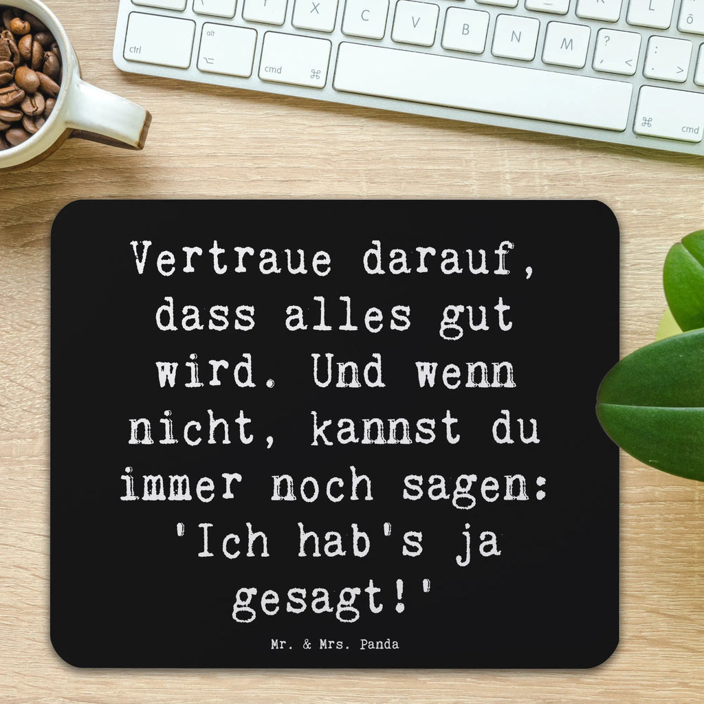 Mauspad Spruch Schutz & Vertrauen Arbeitszimmer, Mauspad Büro, Computer zubehör, PC Zubehör, Mousepad, Mauspad, Büroausstattung, Mausunterlage, Designer Mauspad, Einzigartiges Mauspad