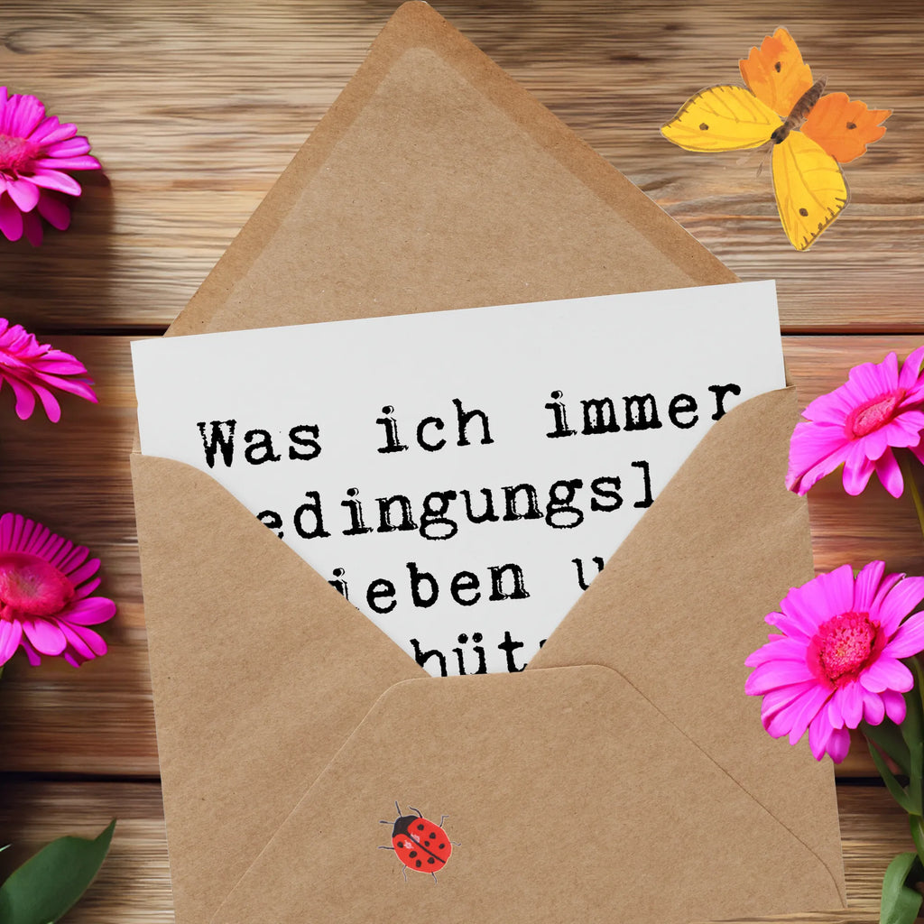 Deluxe Card Saying Was ich immer bedingungslos lieben und schützen werde: Kinder und Tiere! faltkarte, Grußkarte, doppelkarte, anlasskarte, Klappkarte, Glückwunschkarte, shopify, schöne sprüche, liebe, freude, lebensweisheiten, alltag verschönern, spruch kollektion, geschenkideen, Einzigartig, mr and mrs panda, sprüche, Kreativ, Dekoration, nachhaltige geschenke, zitate, glück, sprüche sammlung, motivation, wanddeko, inspiration, wohnaccessoires, Lächeln