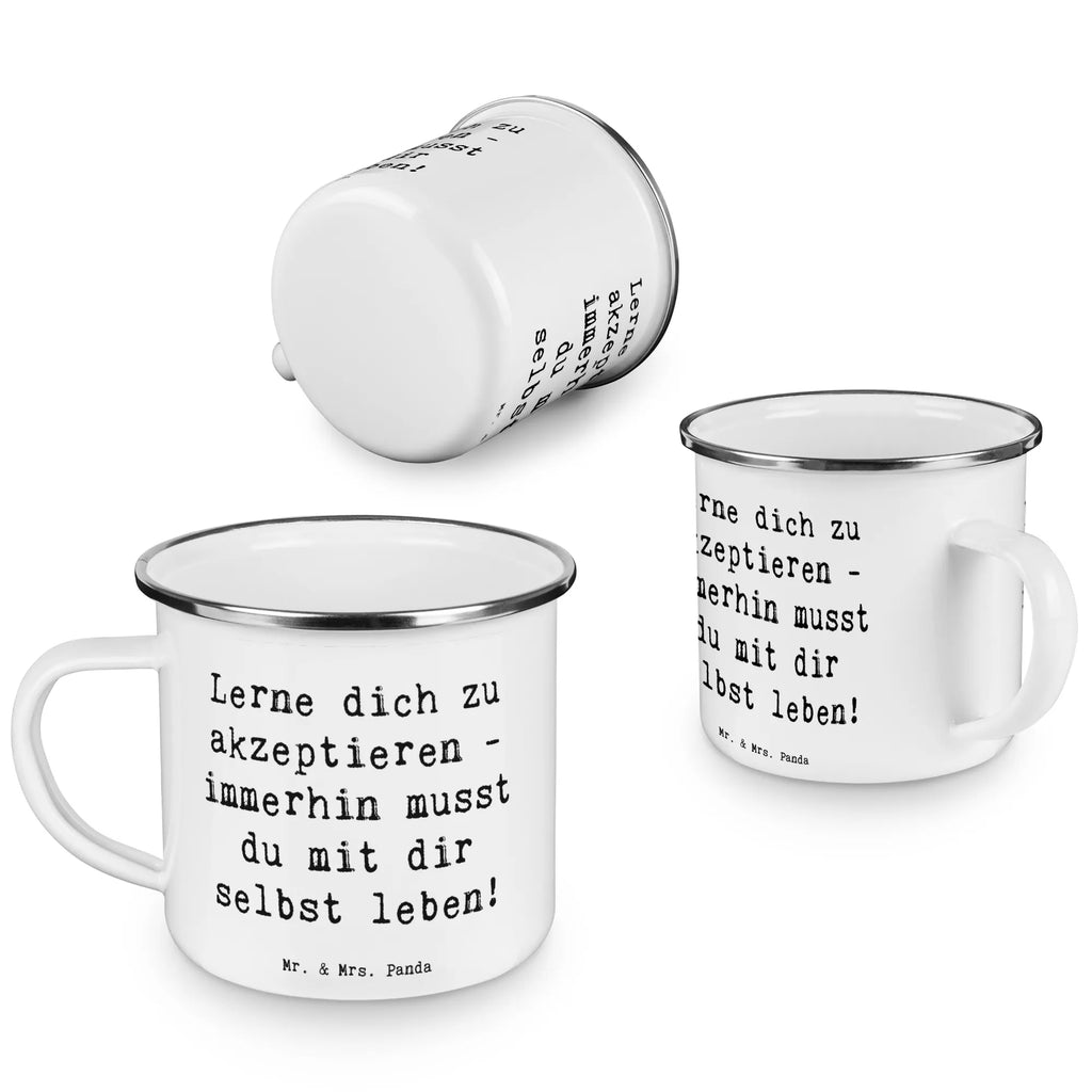 Enamel camping mug Saying Lerne dich zu akzeptieren - immerhin musst du mit dir selbst leben! Camping Tasse Emaille, Campingtasse, Blechtasse, Edelstahl Trinkbecher, Blechtasse Outdoor, Emaille Becher Camping, Metall Tasse, Metalltasse, Trinkbecher, Metalltasse für Camping, Emaille Tasse, Outdoor Tasse, Emaille Tasse Camping, Camping Tassen Emaille, Blechtassen, Camping Tasse Metall, Campingtassen, Camping Becher, Outdoor Becher, Camping Tassen, Tasse Camping, Camping Becher Edelstahl, Campingbecher, Emaille Trinkbecher, Emailletasse, Emaille Tassen, Tasse Emaille, Emaille Campingbecher, Emaille Becher, Kaffee Blechtasse