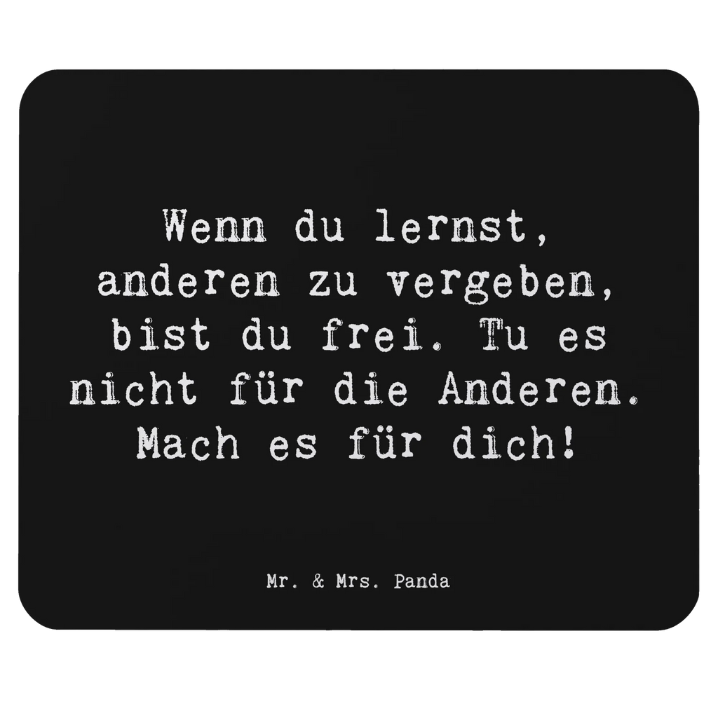 Mouse mat Saying Wenn du lernst, anderen zu vergeben, bist du frei. Tu es nicht für die Anderen. Mach es für dich! Büroausstattung, Einzigartiges Mauspad, Mousepad, Arbeitszimmer, PC Zubehör, Designer Mauspad, Mauspad Büro, Mauspad, Mausunterlage, Computer zubehör