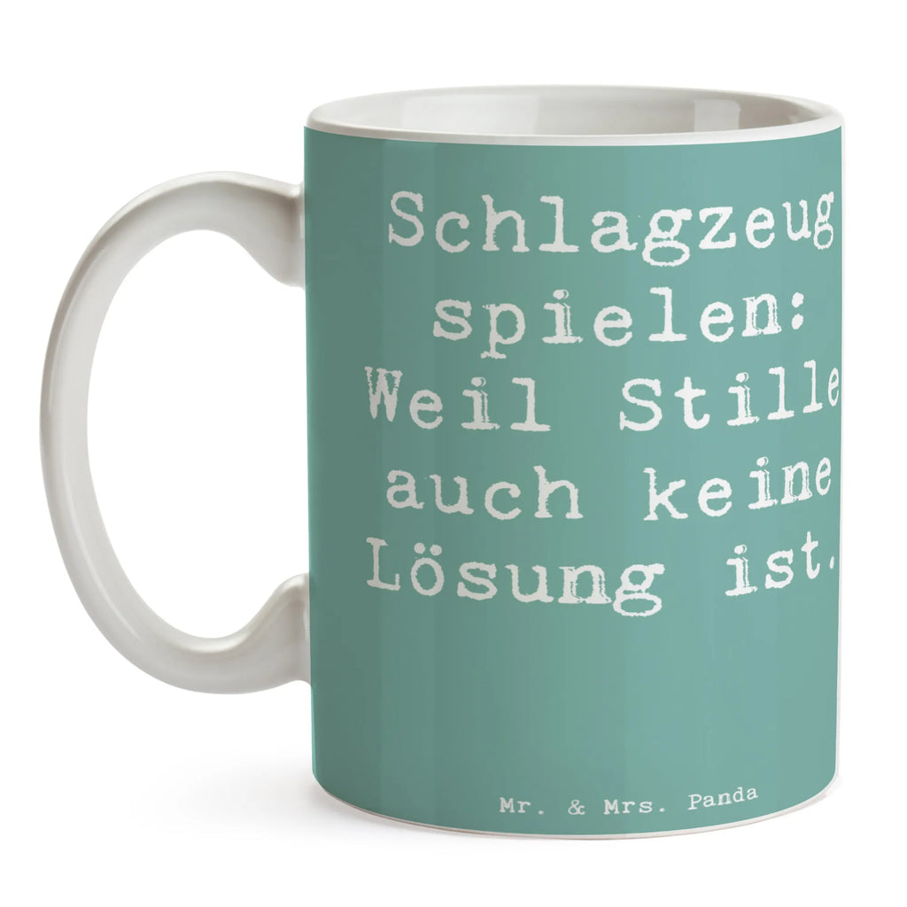 Tasse Spruch Schlagzeug Magie Kaffeetasse, Keramiktasse, Teetasse, Geschenktasse, Bürotasse, Tasse mit Motiven, Tasse mit Zitaten, Porzellantasse, Tasse, Instrumente, Geschenke Musiker, Musikliebhaber