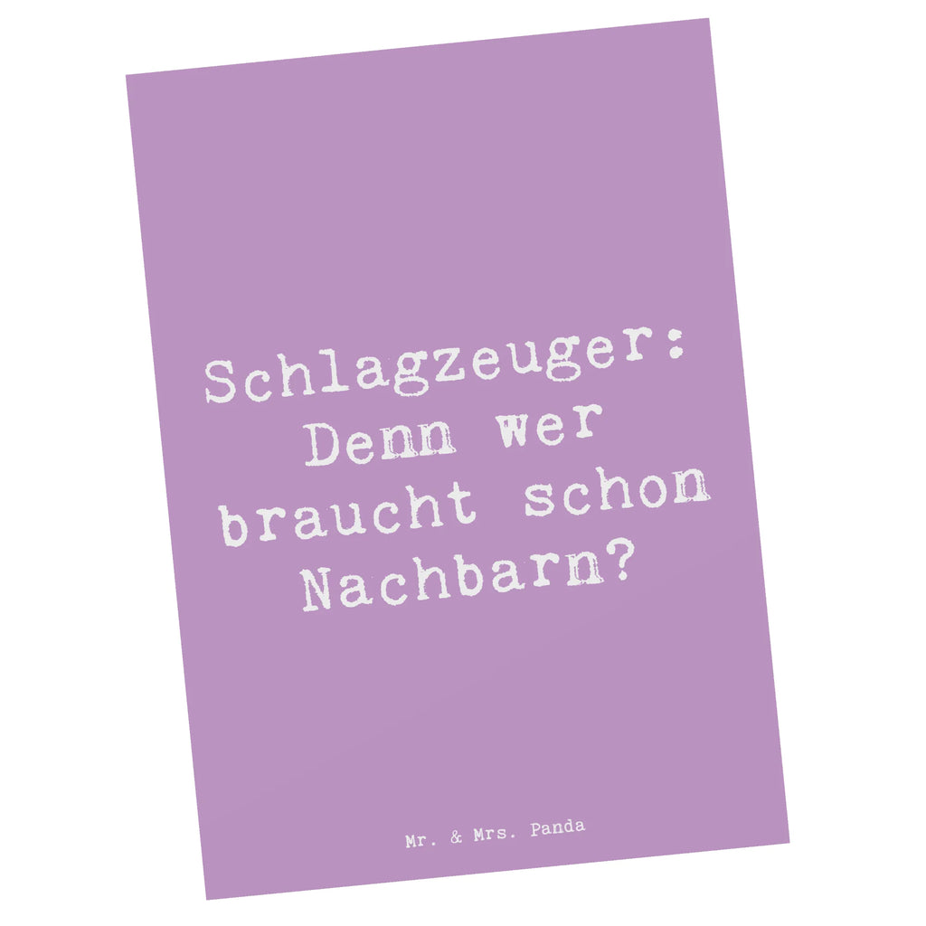 Postkarte Spruch Schlagzeuger Spruch Kunstkarten, spruchkarte, bildkarte, Designkarte, Ansichtskarten, kunstkarte, Ansichtskarte, Postkarten, Grußkarte, Fotokarte, einzelkarte, Postkarte, Motivkarte, Geschenke Musiker, Instrumente, Musikliebhaber