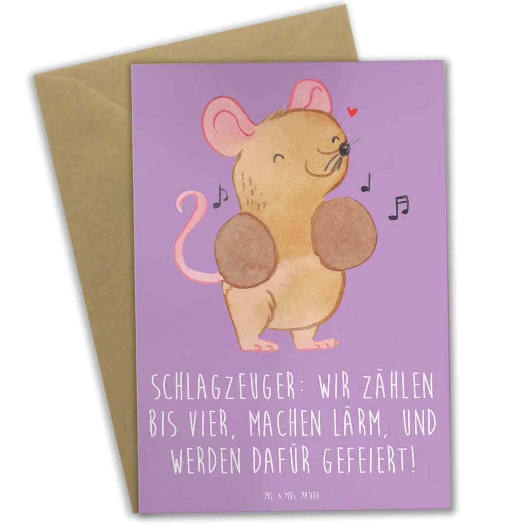 Greetings card Schlagzeuger: Wir zählen bis vier, machen Lärm, und werden dafür gefeiert! Geburtstagskarte, Einladungskarte, Hochzeitskarte, Glückwunschkarte, Klappkarte, Ansichtskarten, Grußkarte, Karte, Instrumente, Geschenke Musiker, Musikliebhaber