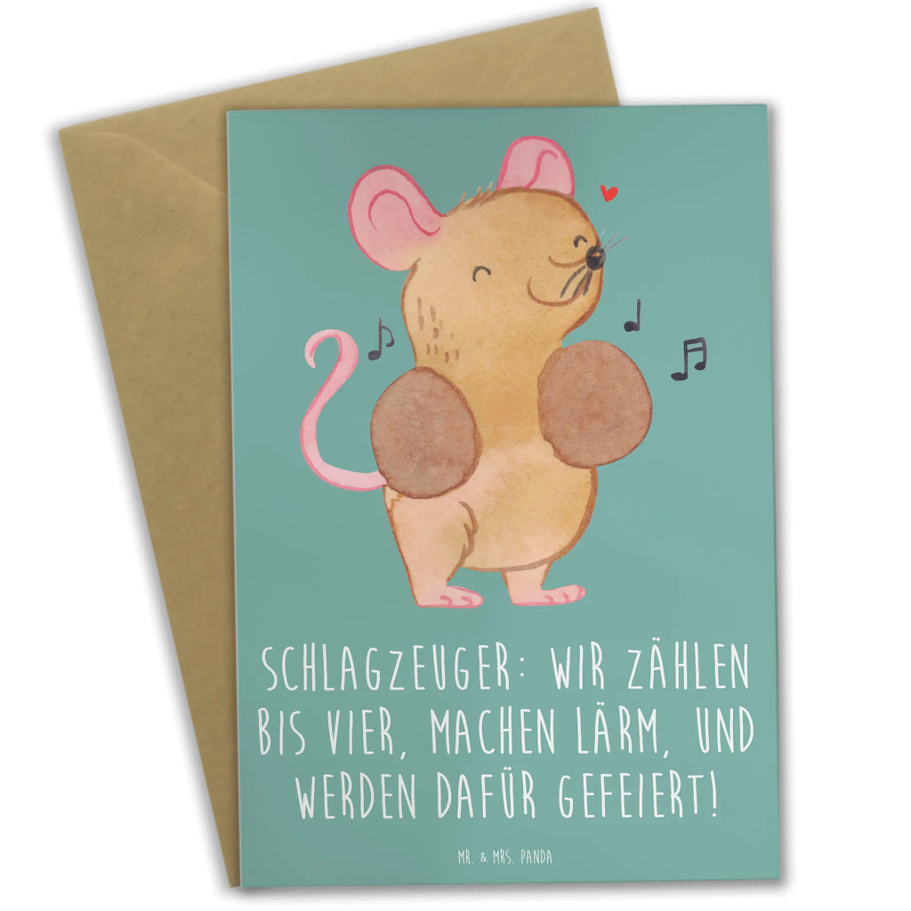 Greetings card Schlagzeuger: Wir zählen bis vier, machen Lärm, und werden dafür gefeiert! Geburtstagskarte, Einladungskarte, Hochzeitskarte, Glückwunschkarte, Klappkarte, Ansichtskarten, Grußkarte, Karte, Instrumente, Geschenke Musiker, Musikliebhaber