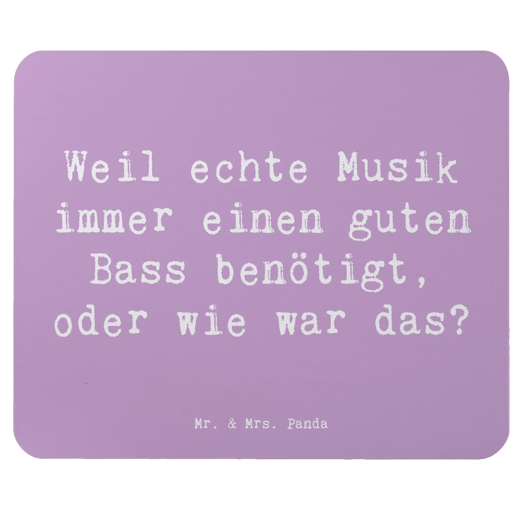 Mouse mat Saying Weil echte Musik immer einen guten Bass benötigt, oder wie war das? PC Zubehör, Mousepad, Computer zubehör, Arbeitszimmer, Einzigartiges Mauspad, Mausunterlage, Büroausstattung, Designer Mauspad, Mauspad Büro, Mauspad, Instrumente, Geschenke Musiker, Musikliebhaber