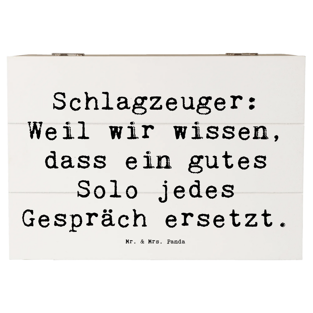Holzkiste Spruch Schlagzeug Solo Aufbewahrungsbox, Erinnerungskiste, Dekokiste, Geschenkdose, Geschenkbox, XXL, Erinnerungsbox, Kiste, Truhe, Schatulle, Holzkiste, Schatzkiste, Instrumente, Geschenke Musiker, Musikliebhaber