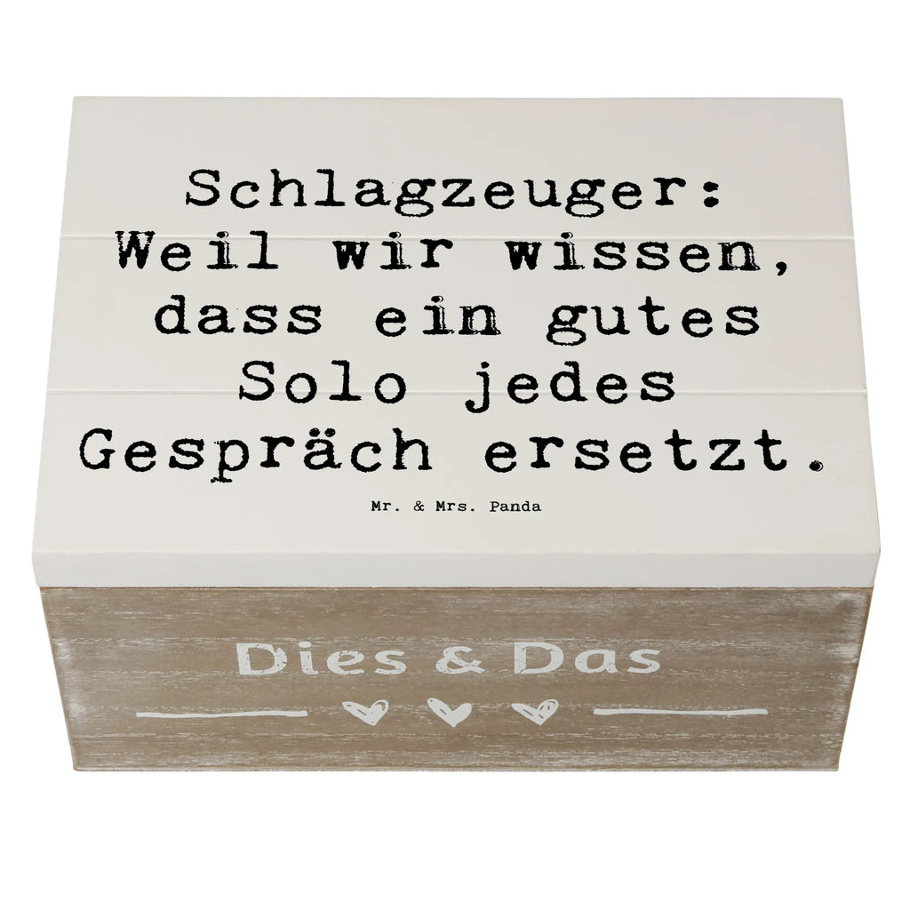 Holzkiste Spruch Schlagzeug Solo Aufbewahrungsbox, Erinnerungskiste, Dekokiste, Geschenkdose, Geschenkbox, XXL, Erinnerungsbox, Kiste, Truhe, Schatulle, Holzkiste, Schatzkiste, Instrumente, Geschenke Musiker, Musikliebhaber