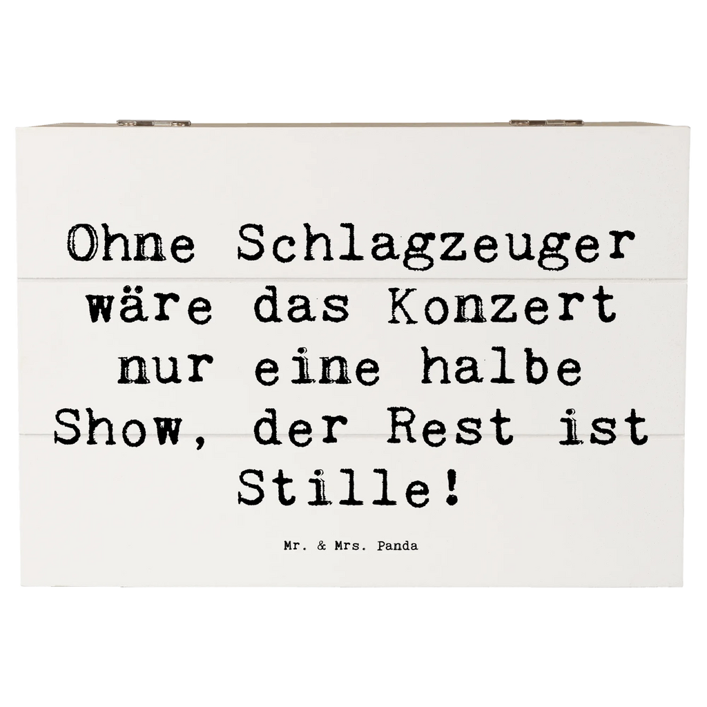 Wooden chest Saying Ohne Schlagzeuger wäre das Konzert nur eine halbe Show, der Rest ist Stille! Geschenkdose, Erinnerungskiste, Schatzkiste, Dekokiste, Erinnerungsbox, Kiste, Truhe, Schatulle, Holzkiste, XXL, Geschenkbox, Aufbewahrungsbox, Instrumente, Geschenke Musiker, Musikliebhaber