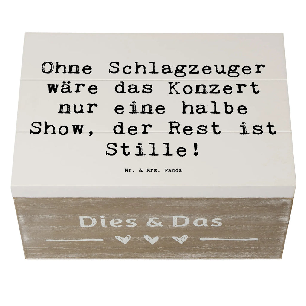 Wooden chest Saying Ohne Schlagzeuger wäre das Konzert nur eine halbe Show, der Rest ist Stille! Geschenkdose, Erinnerungskiste, Schatzkiste, Dekokiste, Erinnerungsbox, Kiste, Truhe, Schatulle, Holzkiste, XXL, Geschenkbox, Aufbewahrungsbox, Instrumente, Geschenke Musiker, Musikliebhaber