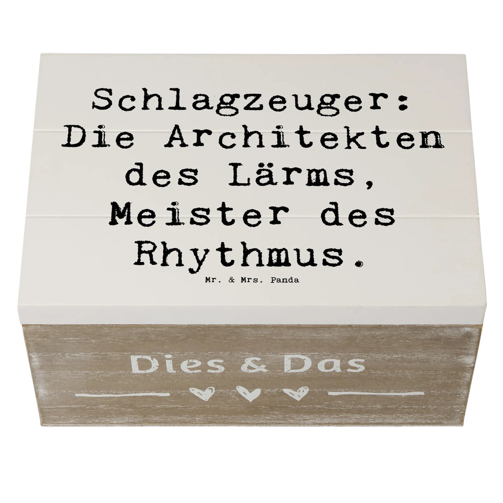 Wooden chest Saying Schlagzeuger: Die Architekten des Lärms, Meister des Rhythmus. Erinnerungsbox, Dekokiste, XXL, Schatulle, Erinnerungskiste, Geschenkdose, Aufbewahrungsbox, Holzkiste, Kiste, Geschenkbox, Schatzkiste, Truhe, Instrumente, Geschenke Musiker, Musikliebhaber