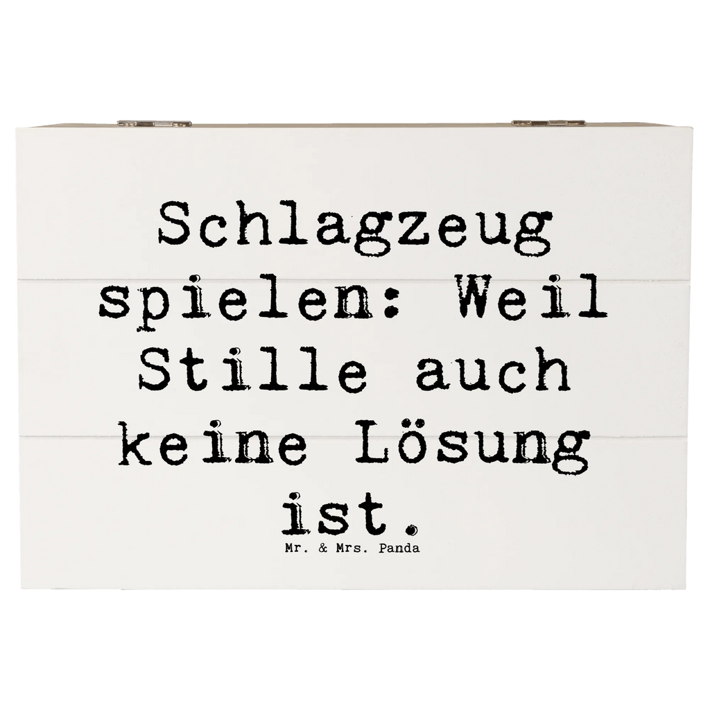 Holzkiste Spruch Schlagzeug Magie Geschenkbox, Geschenkdose, Schatzkiste, Aufbewahrungsbox, Holzkiste, Truhe, Kiste, Erinnerungskiste, XXL, Erinnerungsbox, Dekokiste, Schatulle, Instrumente, Geschenke Musiker, Musikliebhaber