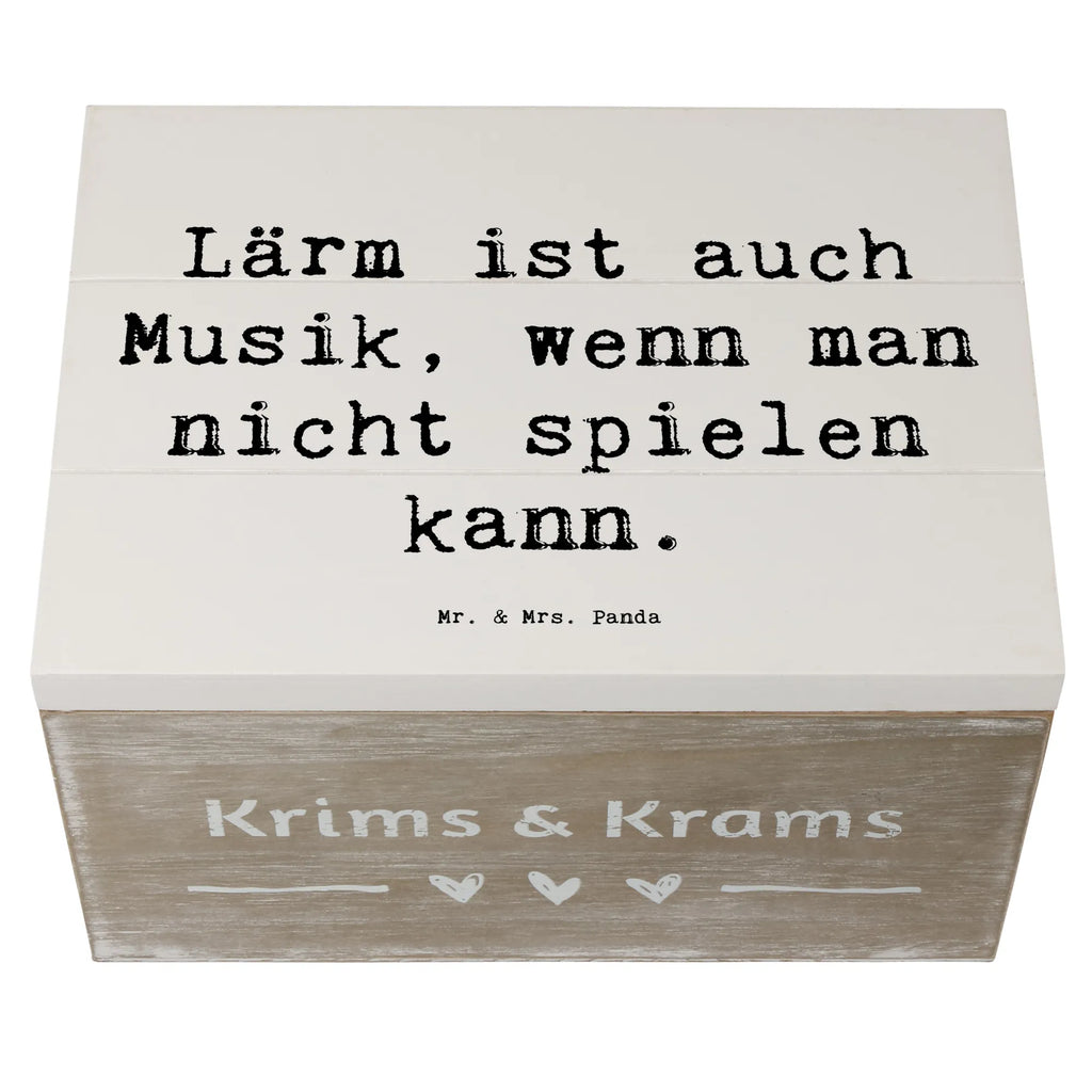 Holzkiste Spruch Schlagzeug Lärm Schatzkiste, Erinnerungsbox, Holzkiste, Schatulle, Geschenkbox, Aufbewahrungsbox, Erinnerungskiste, Geschenkdose, XXL, Kiste, Truhe, Dekokiste, Instrumente, Geschenke Musiker, Musikliebhaber