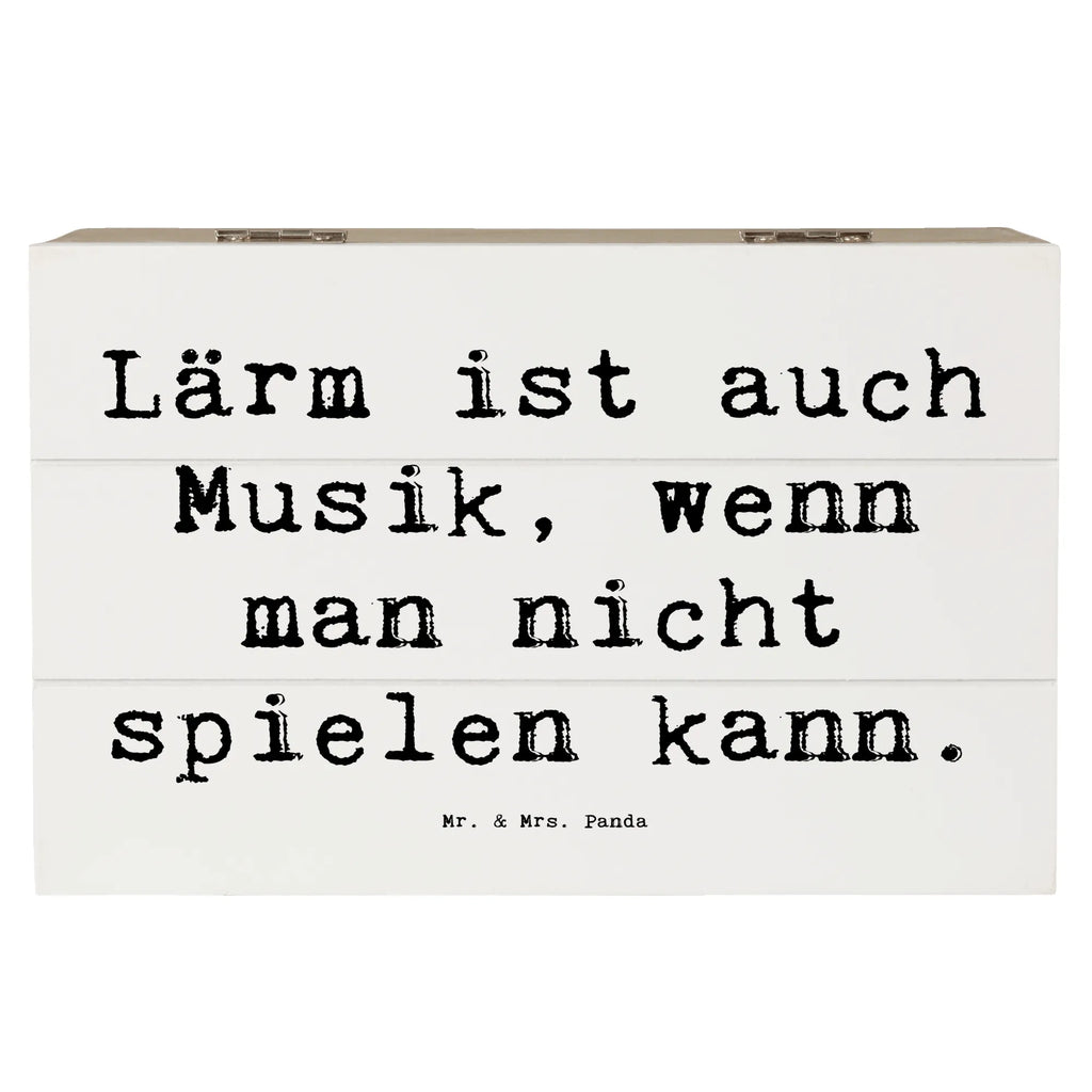 Holzkiste Spruch Schlagzeug Lärm Schatzkiste, Erinnerungsbox, Holzkiste, Schatulle, Geschenkbox, Aufbewahrungsbox, Erinnerungskiste, Geschenkdose, XXL, Kiste, Truhe, Dekokiste, Instrumente, Geschenke Musiker, Musikliebhaber