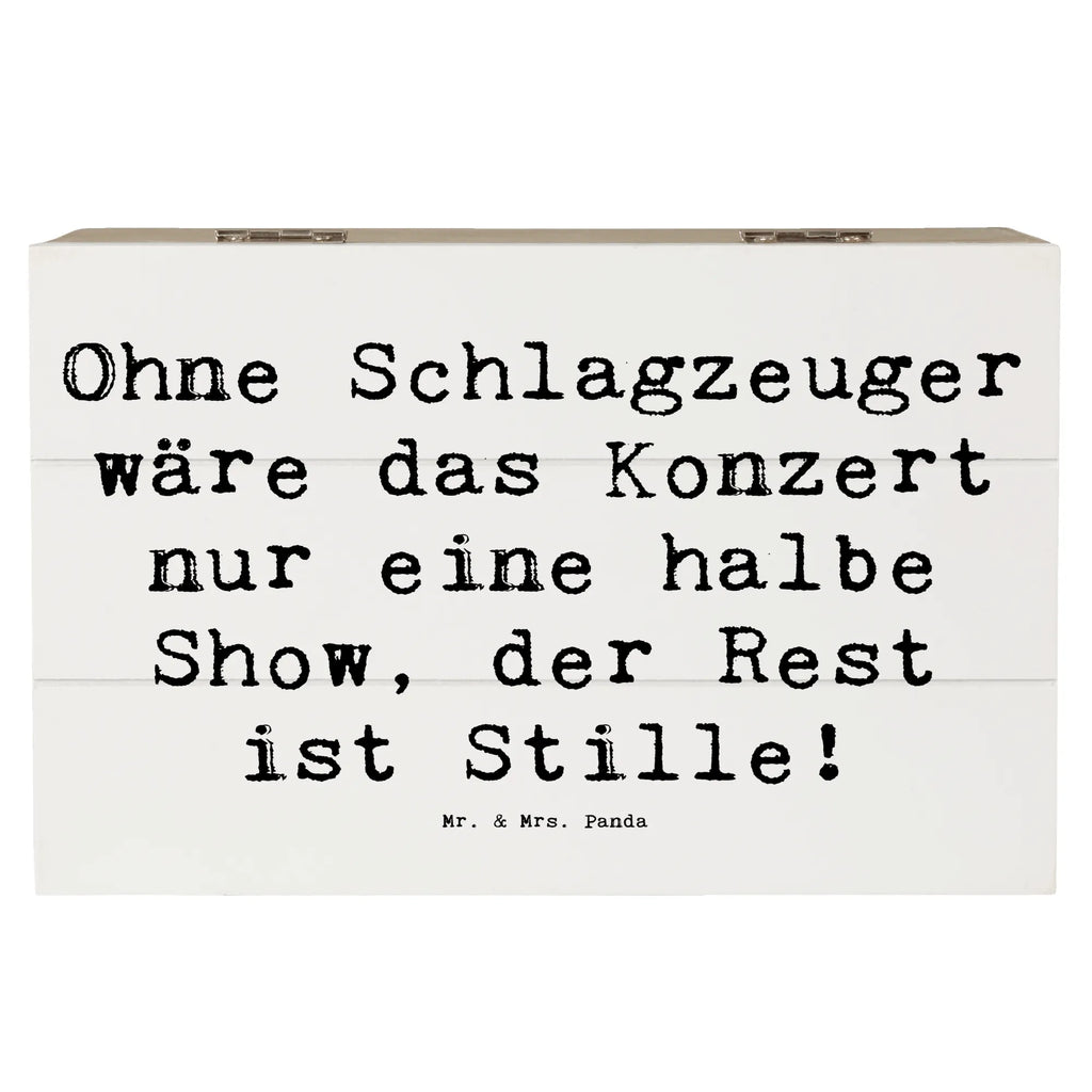Wooden chest Saying Ohne Schlagzeuger wäre das Konzert nur eine halbe Show, der Rest ist Stille! Geschenkdose, Erinnerungskiste, Schatzkiste, Dekokiste, Erinnerungsbox, Kiste, Truhe, Schatulle, Holzkiste, XXL, Geschenkbox, Aufbewahrungsbox, Instrumente, Geschenke Musiker, Musikliebhaber