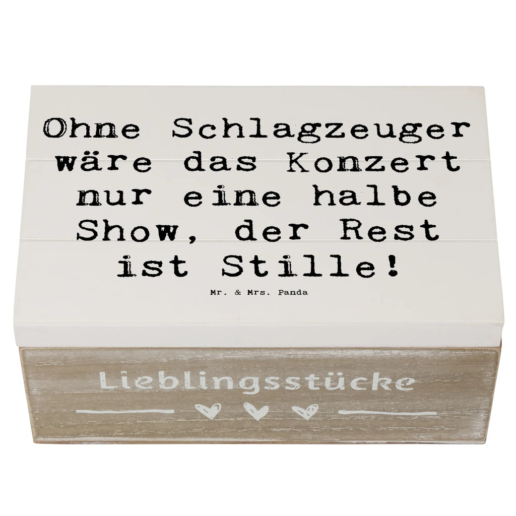 Wooden chest Saying Ohne Schlagzeuger wäre das Konzert nur eine halbe Show, der Rest ist Stille! Geschenkdose, Erinnerungskiste, Schatzkiste, Dekokiste, Erinnerungsbox, Kiste, Truhe, Schatulle, Holzkiste, XXL, Geschenkbox, Aufbewahrungsbox, Instrumente, Geschenke Musiker, Musikliebhaber