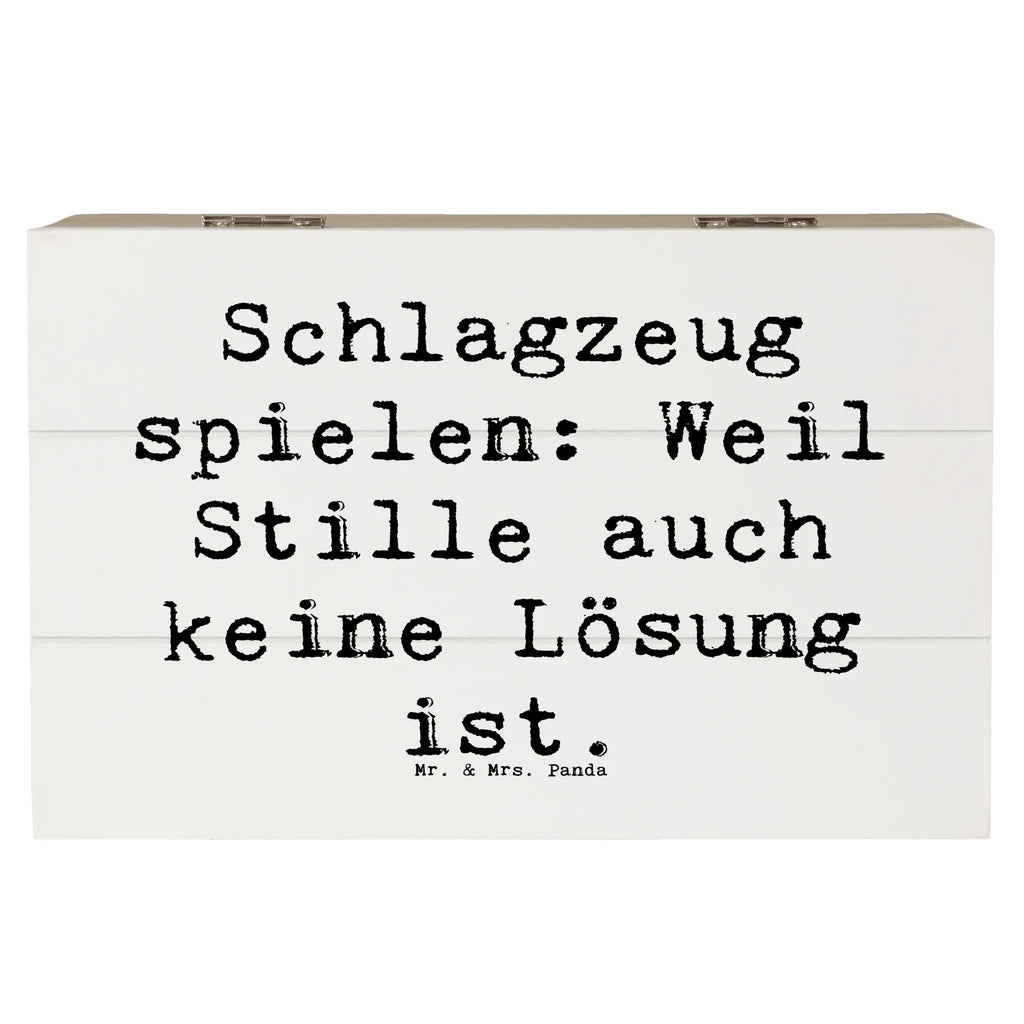 Holzkiste Spruch Schlagzeug Magie Geschenkbox, Geschenkdose, Schatzkiste, Aufbewahrungsbox, Holzkiste, Truhe, Kiste, Erinnerungskiste, XXL, Erinnerungsbox, Dekokiste, Schatulle, Instrumente, Geschenke Musiker, Musikliebhaber