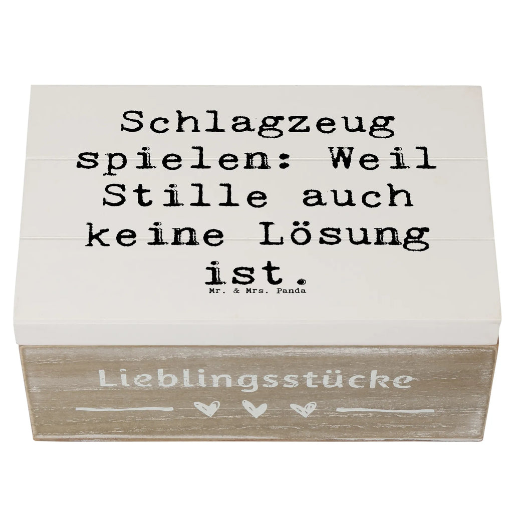 Holzkiste Spruch Schlagzeug Magie Geschenkbox, Geschenkdose, Schatzkiste, Aufbewahrungsbox, Holzkiste, Truhe, Kiste, Erinnerungskiste, XXL, Erinnerungsbox, Dekokiste, Schatulle, Instrumente, Geschenke Musiker, Musikliebhaber