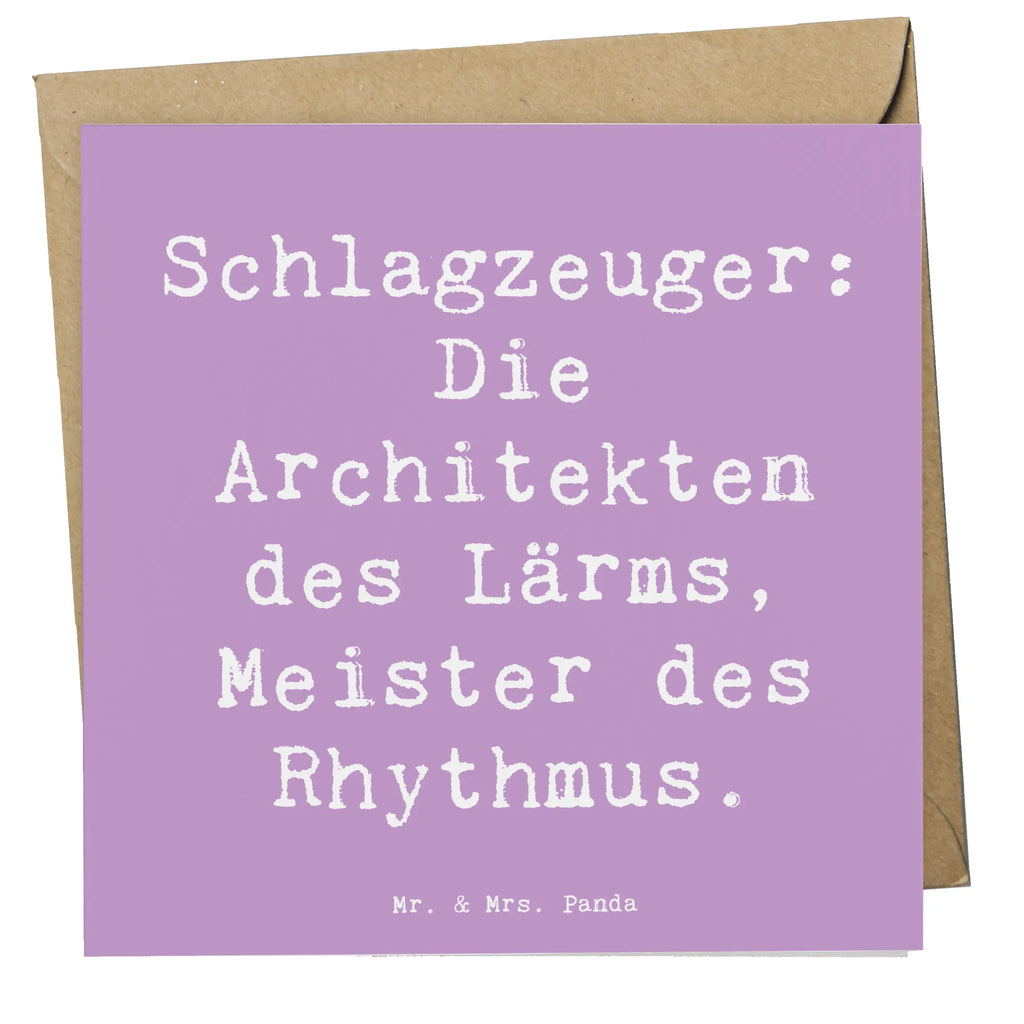 Deluxe Karte Spruch Schlagzeug Architekten Hochwertige Klappkarte, Hochwertige Grußkarte, Glückwunschkarte, Grußkarte, Klappkarte, Karte, Geburtstagskarte, Hochzeitskarte, Einladungskarte, Instrumente, Geschenke Musiker, Musikliebhaber