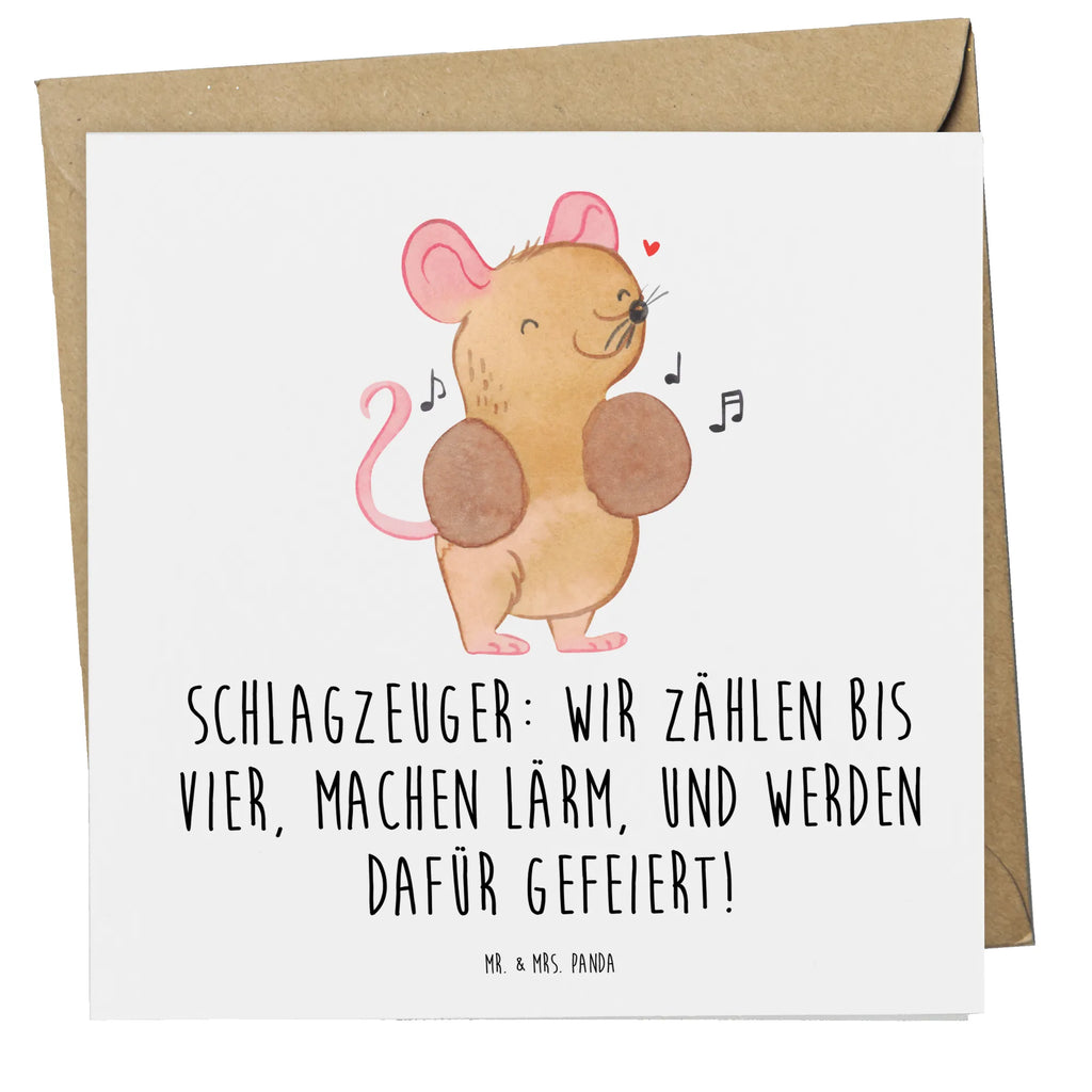 Deluxe Card Schlagzeuger: Wir zählen bis vier, machen Lärm, und werden dafür gefeiert! Karte, Klappkarte, Hochwertige Grußkarte, Glückwunschkarte, Einladungskarte, Hochwertige Klappkarte, Grußkarte, Hochzeitskarte, Geburtstagskarte, Instrumente, Geschenke Musiker, Musikliebhaber