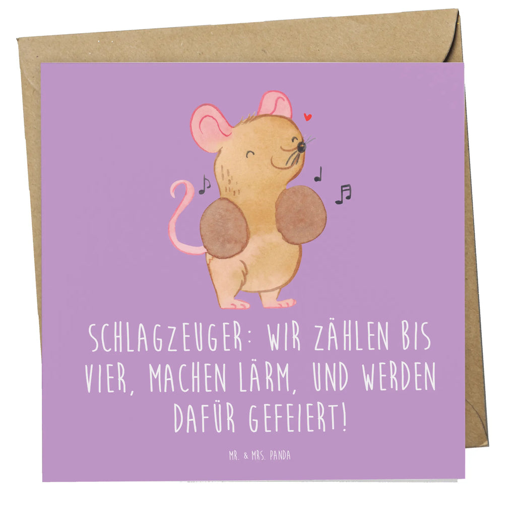 Deluxe Card Schlagzeuger: Wir zählen bis vier, machen Lärm, und werden dafür gefeiert! Karte, Klappkarte, Hochwertige Grußkarte, Glückwunschkarte, Einladungskarte, Hochwertige Klappkarte, Grußkarte, Hochzeitskarte, Geburtstagskarte, Instrumente, Geschenke Musiker, Musikliebhaber