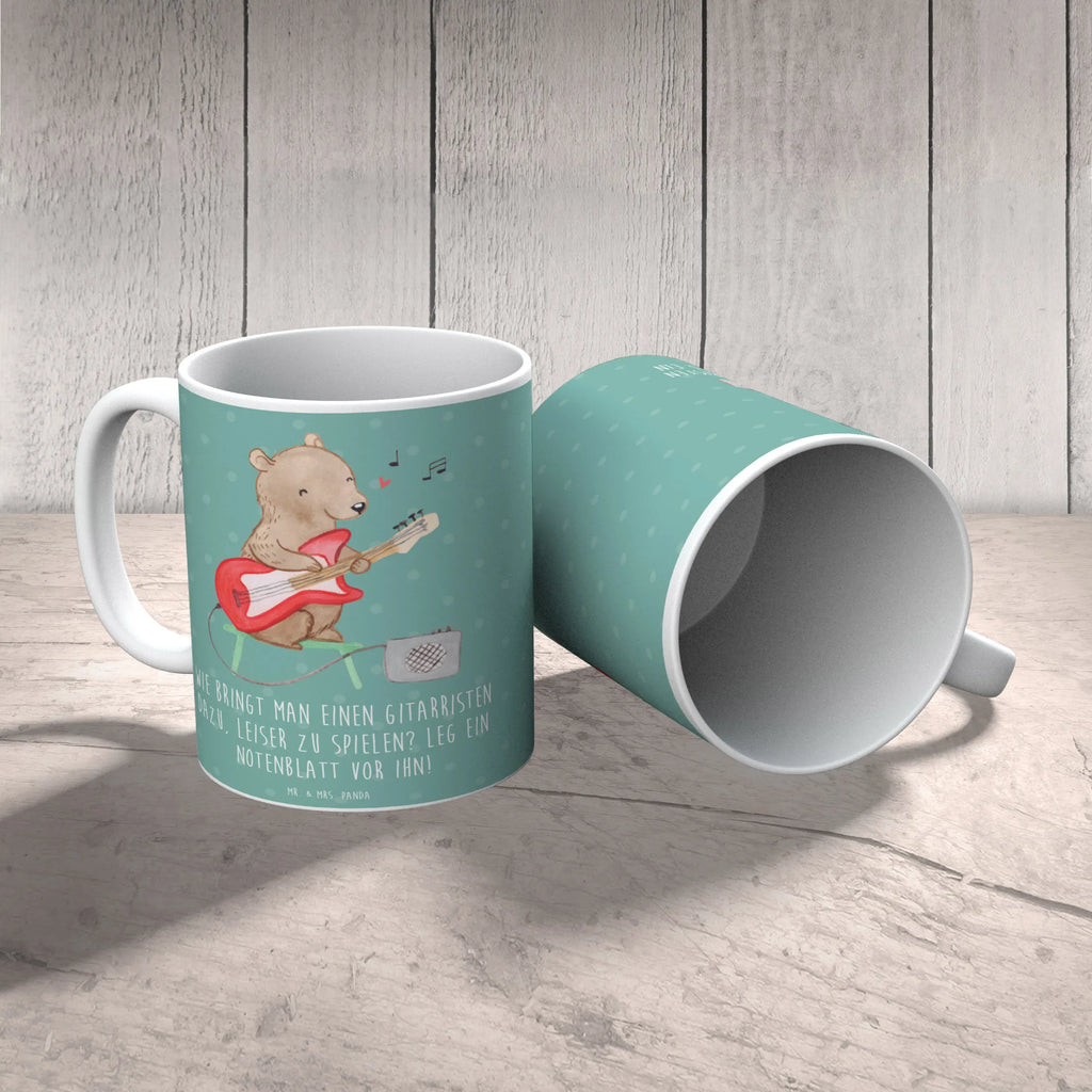 Tasse Gitarren Trick Keramiktasse, Bürotasse, Porzellantasse, Tasse mit Zitaten, Geschenktasse, Tasse, Teetasse, Tasse mit Motiven, Kaffeetasse, Instrumente, Geschenke Musiker, Musikliebhaber