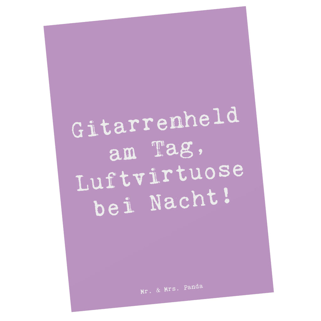 Postkarte Spruch Gitarrenheld Einladung Geburtstag, Dankeskarte, Karte, Postkarte, Einladungskarten Geburtstag, Ansichtskarten, Geschenkkarte, Grußkarte, Einladungskarte, Einladung, Ansichtskarte, Geburtstagskarte, Instrumente, Geschenke Musiker, Musikliebhaber