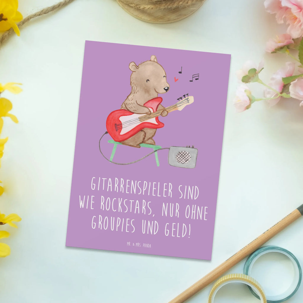 Postcard Gitarrenspieler sind wie Rockstars, nur ohne Groupies und Geld! Ansichtskarten, Karte, Einladungskarte, Geschenkkarte, Grußkarte, Geburtstagskarte, Ansichtskarte, Postkarte, Dankeskarte, Einladung Geburtstag, Einladung, Einladungskarten Geburtstag, Instrumente, Geschenke Musiker, Musikliebhaber
