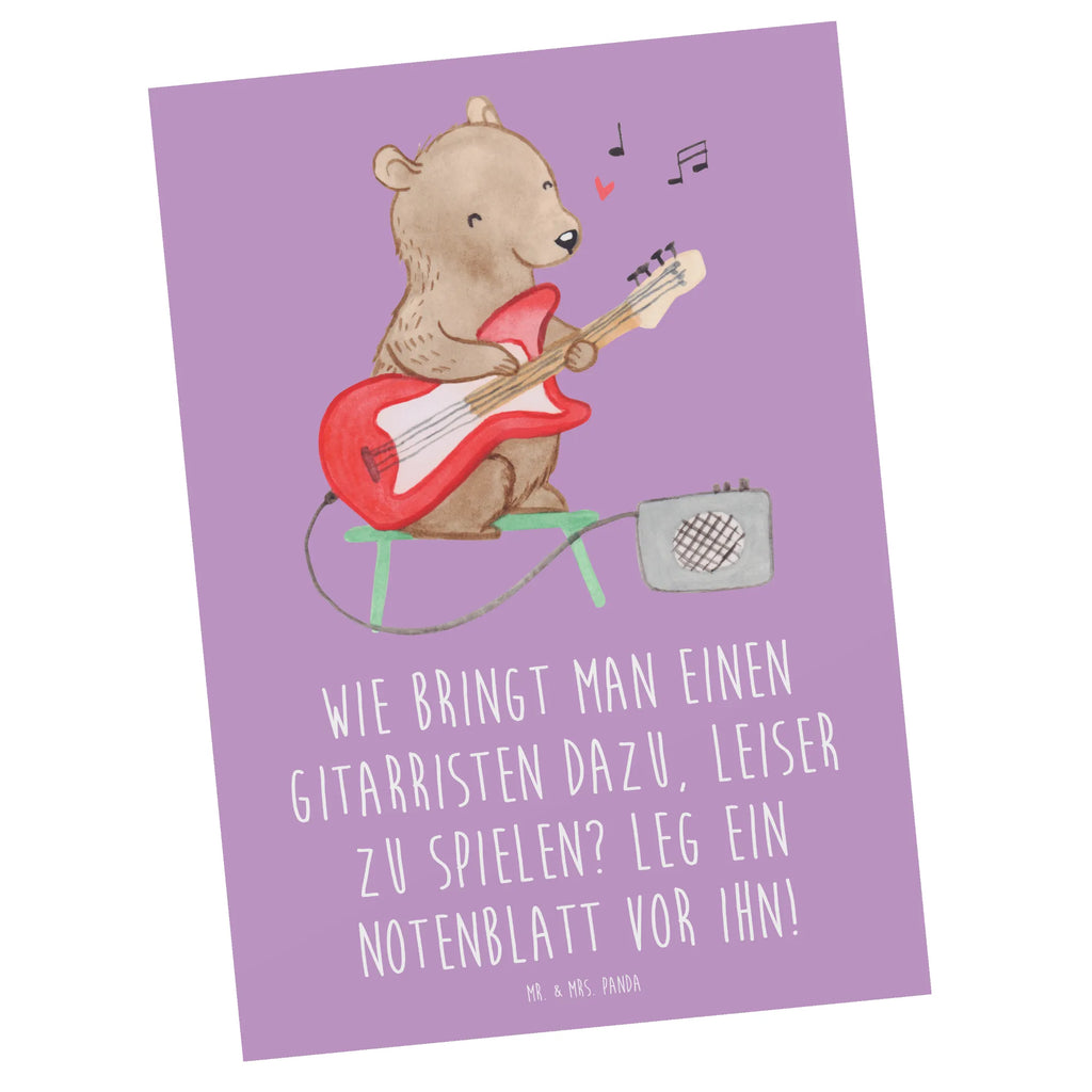 Postcard Wie bringt man einen Gitarristen dazu, leiser zu spielen? Leg ein Notenblatt vor ihn! Grußkarte, Ansichtskarten, Postkarte, Dankeskarte, Einladungskarte, Geburtstagskarte, Geschenkkarte, Karte, Einladungskarten Geburtstag, Einladung, Einladung Geburtstag, Ansichtskarte, Instrumente, Geschenke Musiker, Musikliebhaber