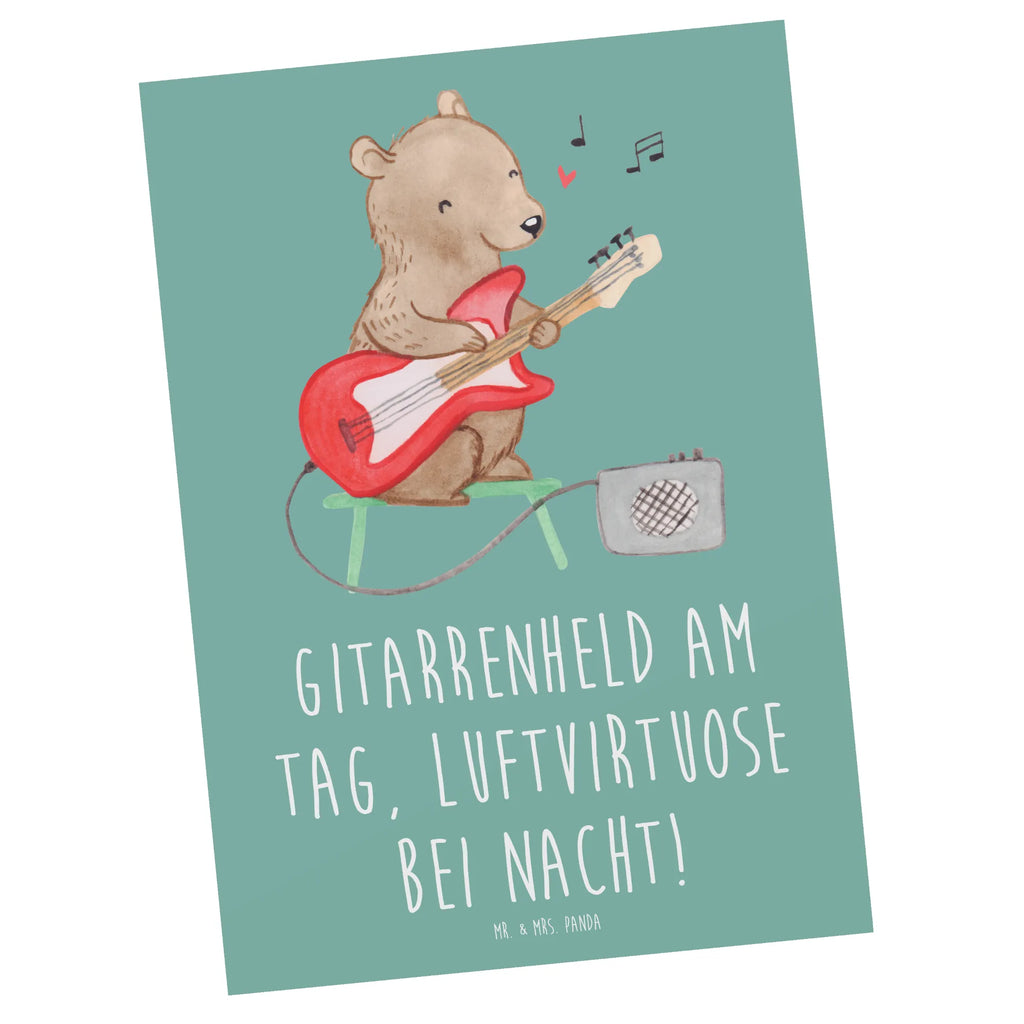 Postkarte Gitarrenheld Ansichtskarte, Einladung, Geburtstagskarte, Einladung Geburtstag, Einladungskarten Geburtstag, Postkarte, Einladungskarte, Dankeskarte, Ansichtskarten, Geschenkkarte, Grußkarte, Karte, Instrumente, Geschenke Musiker, Musikliebhaber
