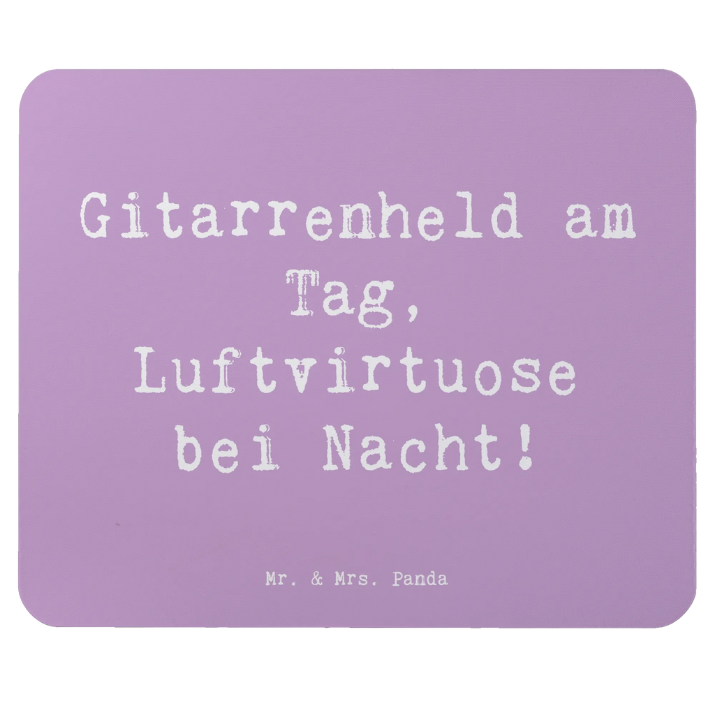 Mouse mat Saying Gitarrenheld am Tag, Luftvirtuose bei Nacht! Computer zubehör, Einzigartiges Mauspad, Mauspad Büro, Mousepad, PC Zubehör, Büroausstattung, Mausunterlage, Mauspad, Designer Mauspad, Arbeitszimmer, Instrumente, Geschenke Musiker, Musikliebhaber